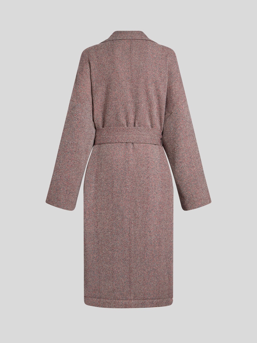 WOOL COAT WITH BELT - 6