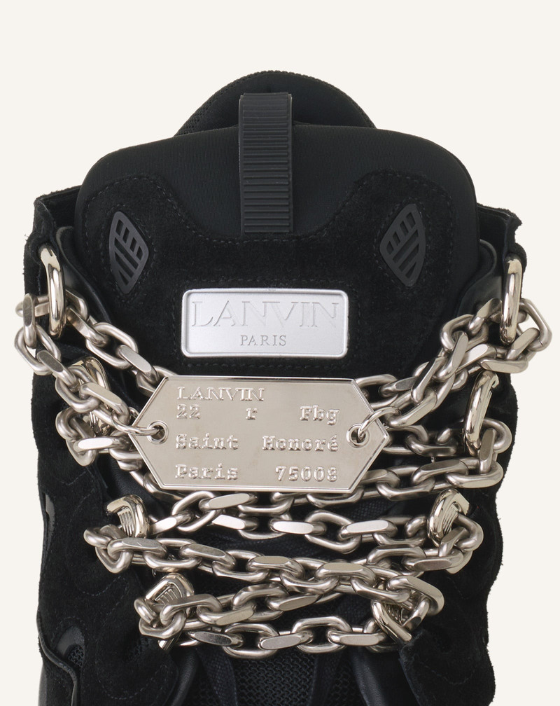 CURB SNEAKERS ID CHAIN IN SUEDE 5