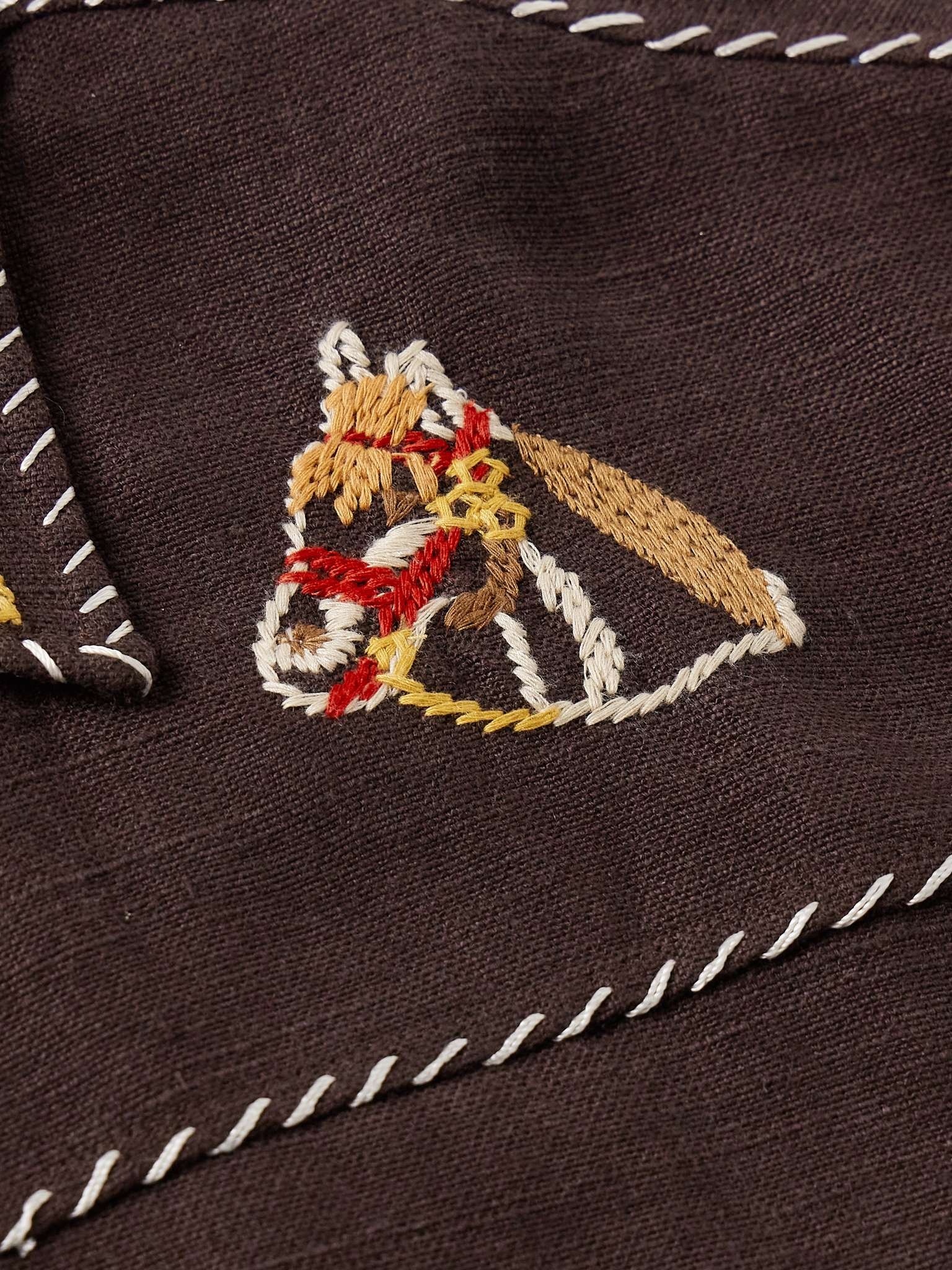 Show Pony Embroidered Linen Shirt - 4