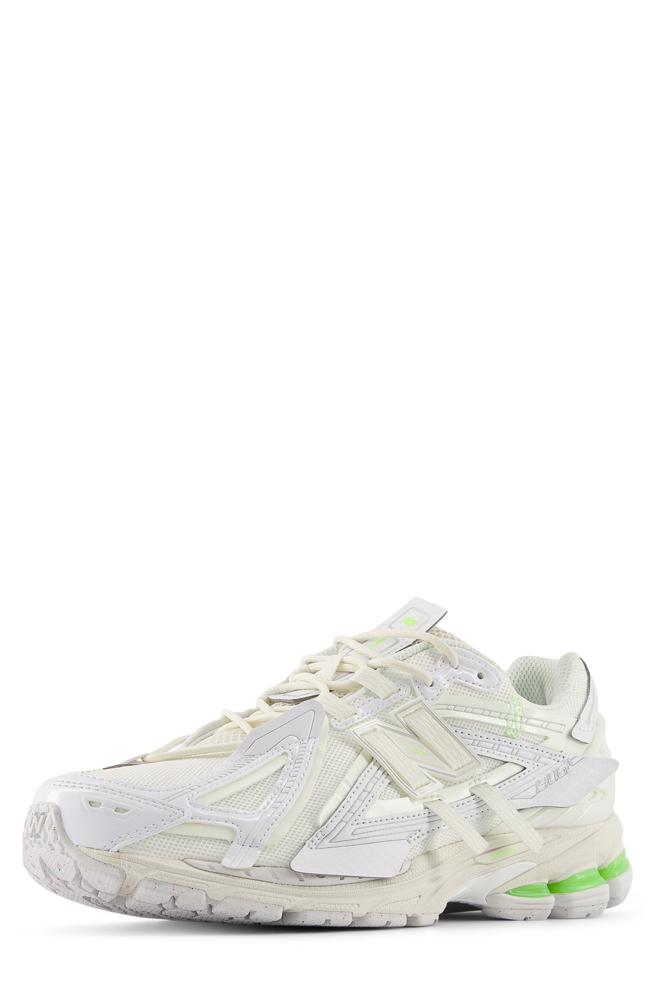 New Balance Gender Inclusive 1906A Running Shoe in White/Mint Flash at Nordstrom - 6