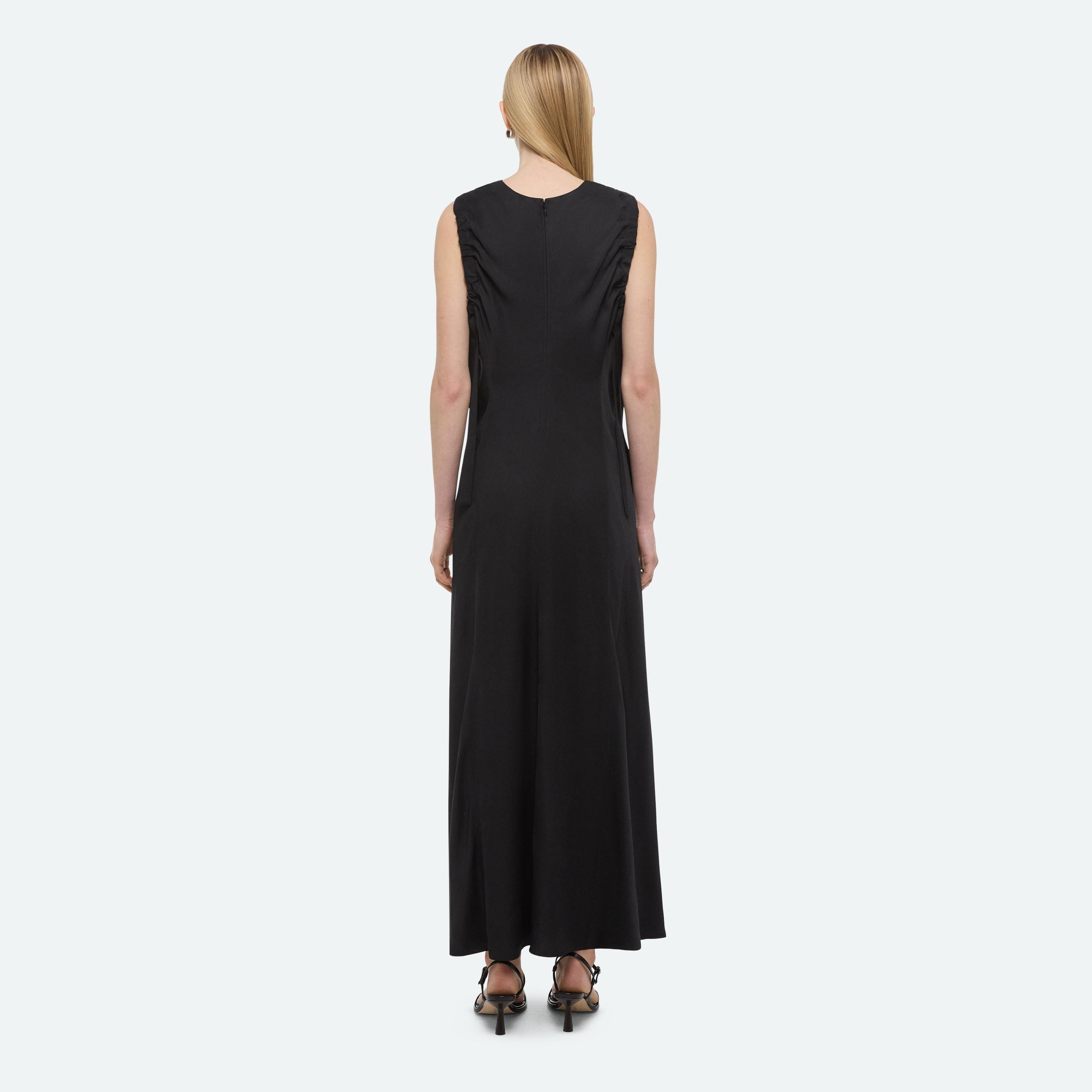 RUCHED ARMHOLE DRESS - 5