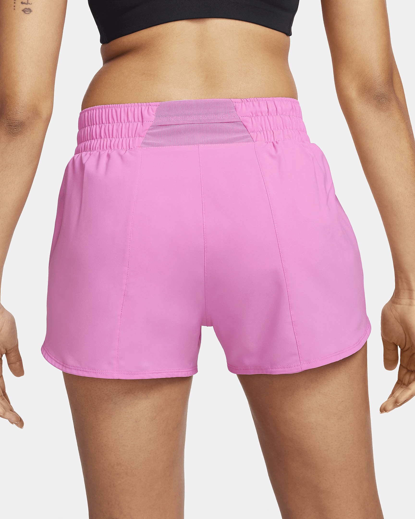 Nike One Women's Dri-FIT High-Waisted 3" Brief-Lined Shorts - 3