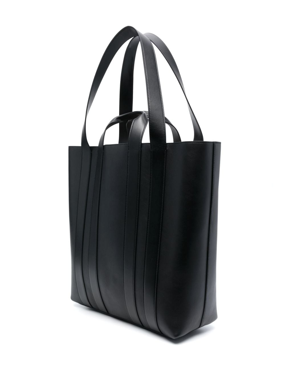 Ballade North South leather tote bag - 3