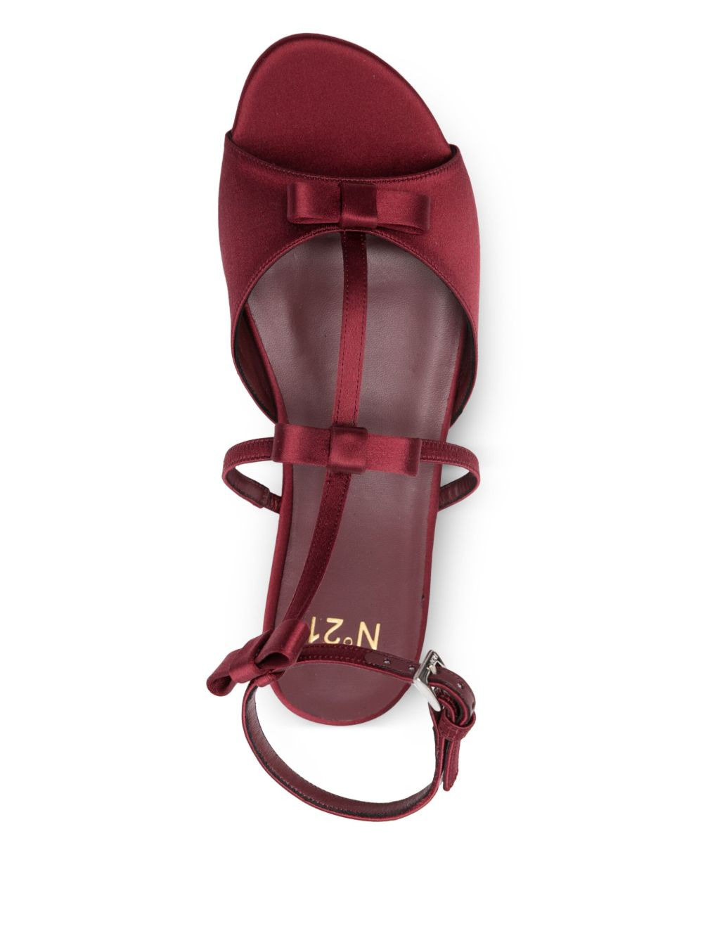 bow-detail ankle-strap sandals - 4