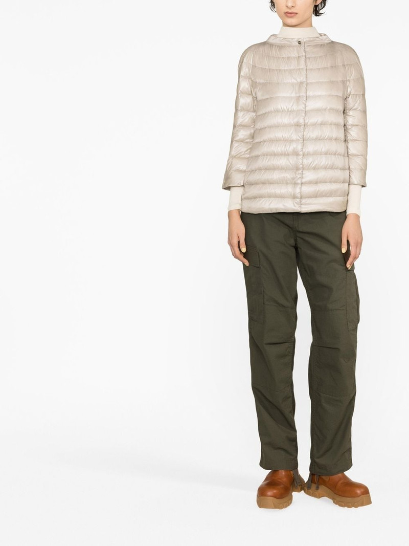 Herno mock-neck quilted puffer jacket outlook