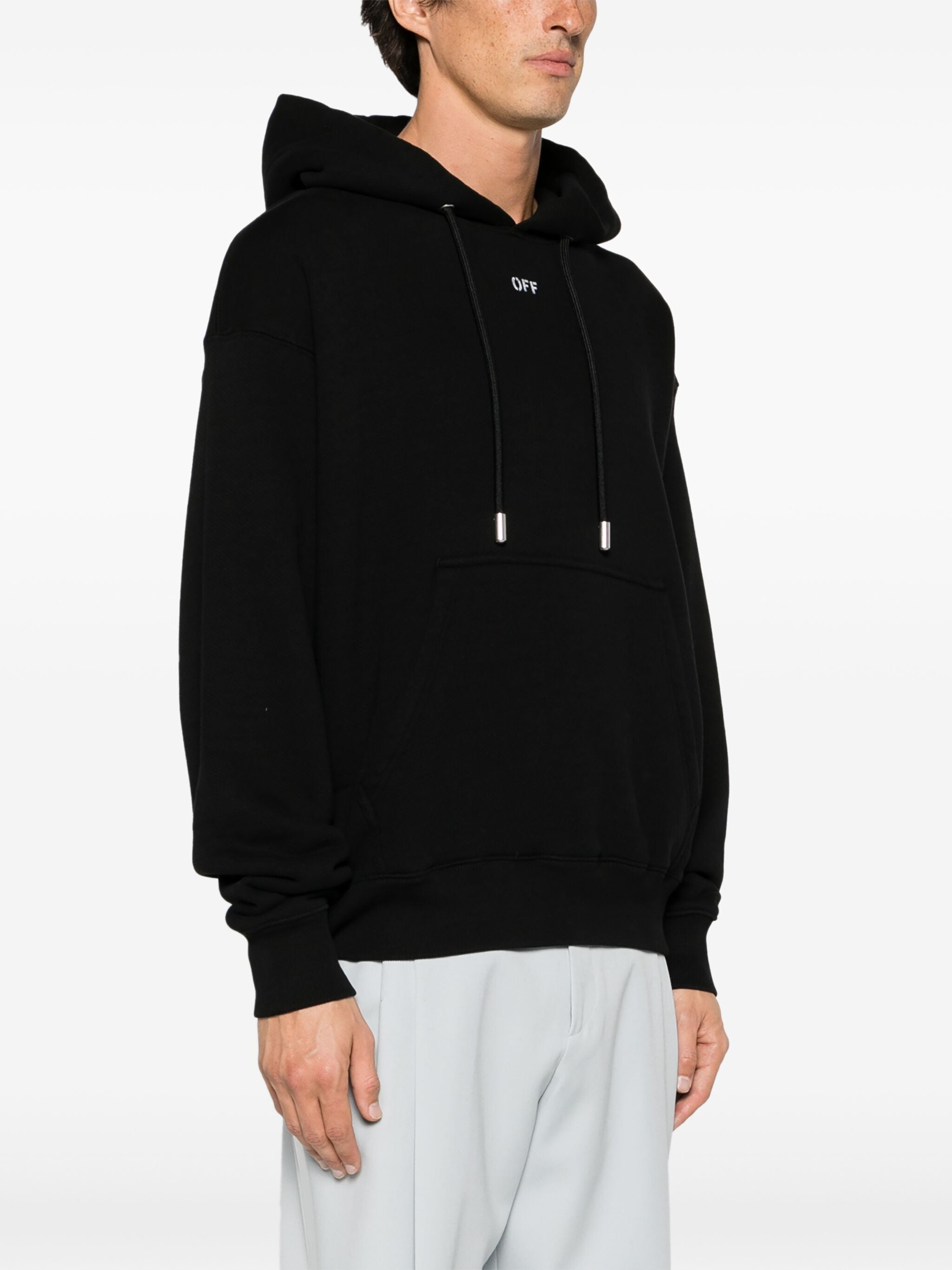Off White Men Off Stamp Skate Hoodie - 3