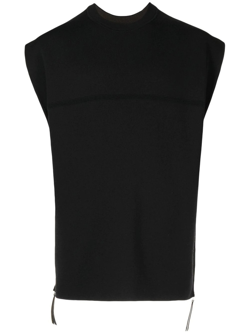 crewneck sleeveless jumper 1