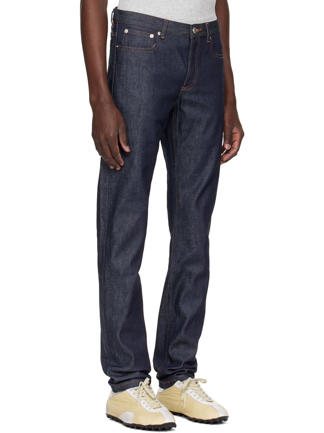 Navy Petit New Standard Jeans - 2