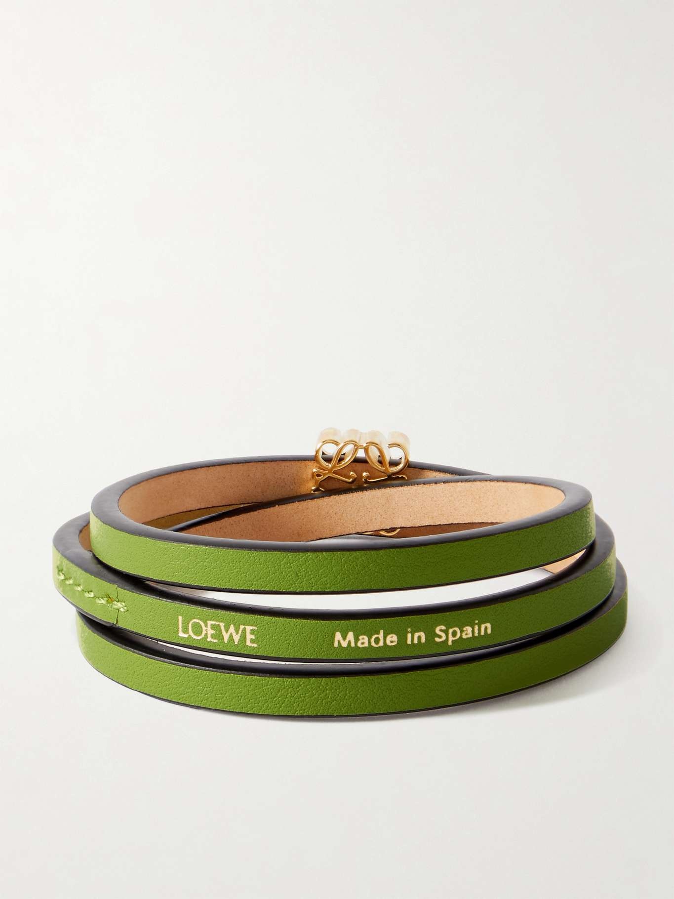 + Paula's Ibiza Twist embellished leather wrap bracelet - 3