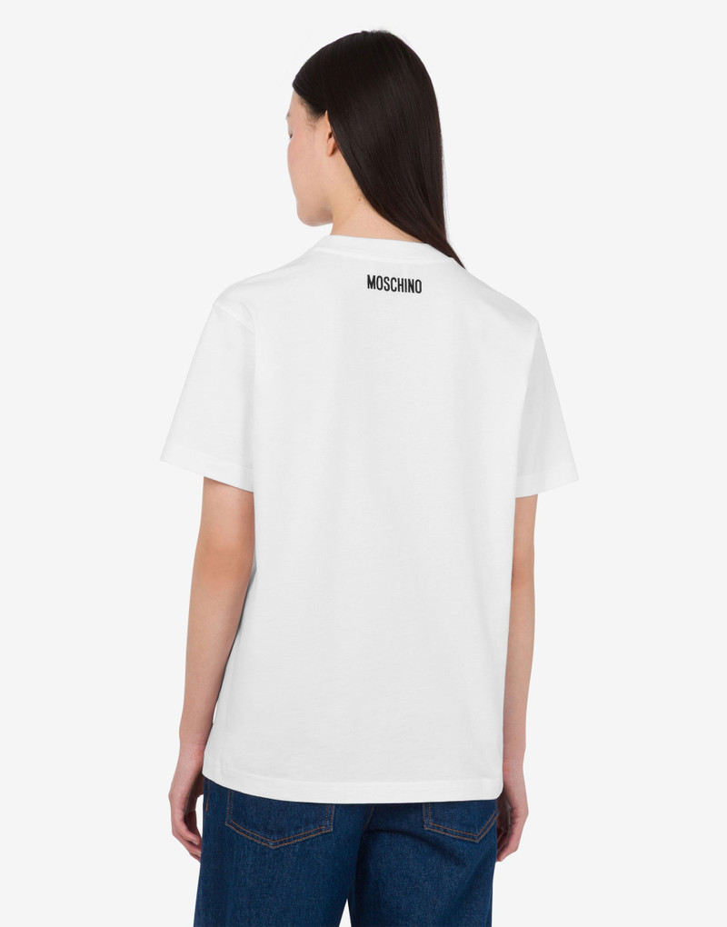 EMBROIDERED ORGANIC COTTON JERSEY T-SHIRT 3