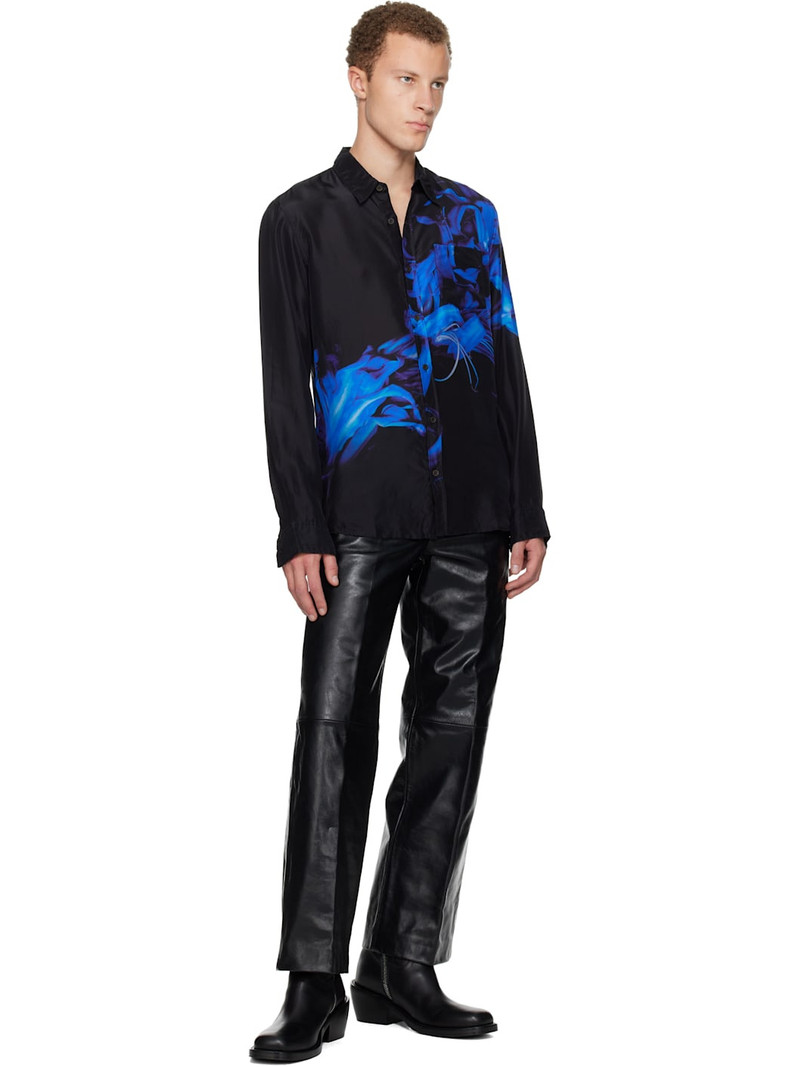 Dries Van Noten Black Silk Shirt outlook