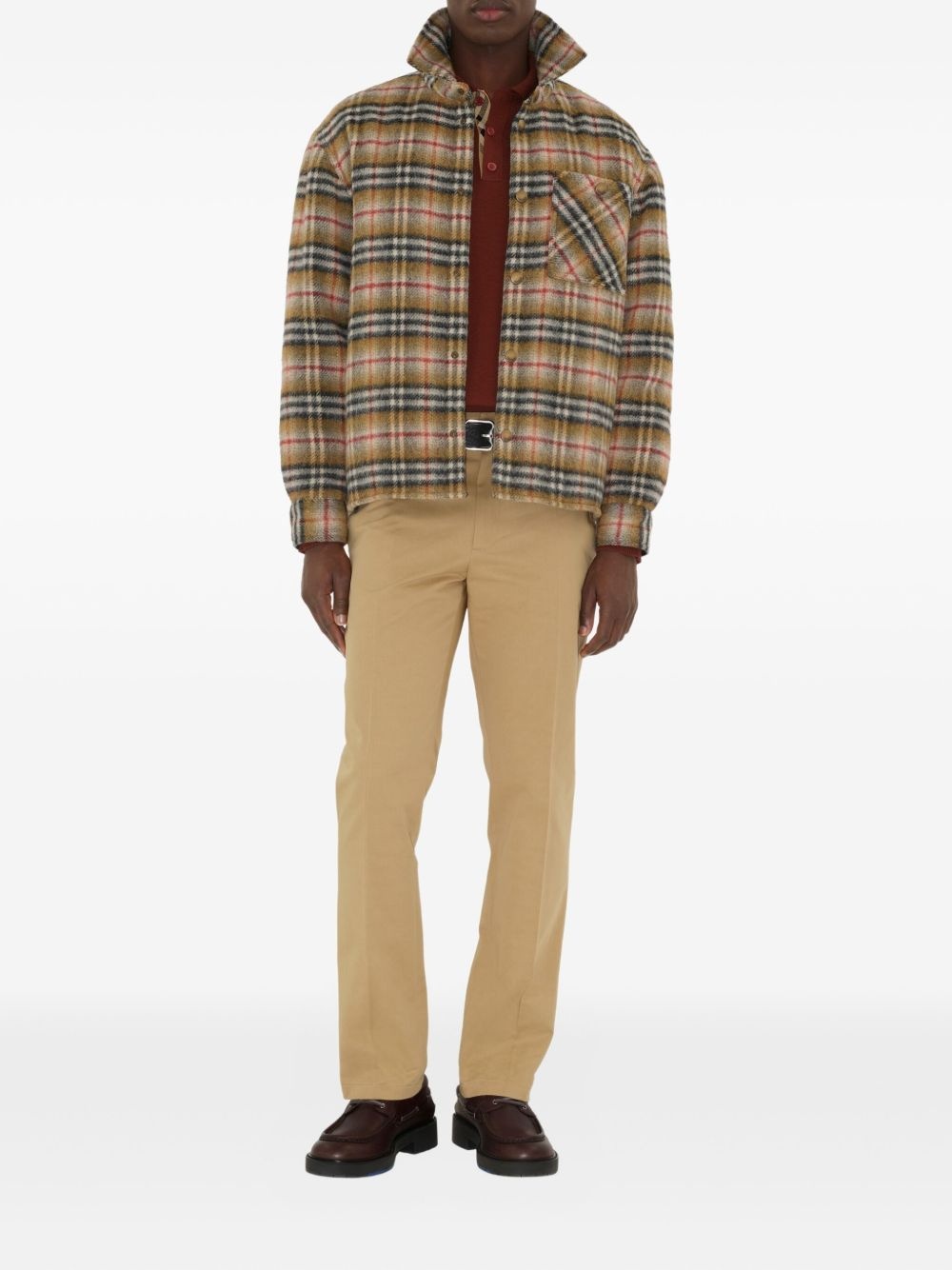 cotton straight pants - 2