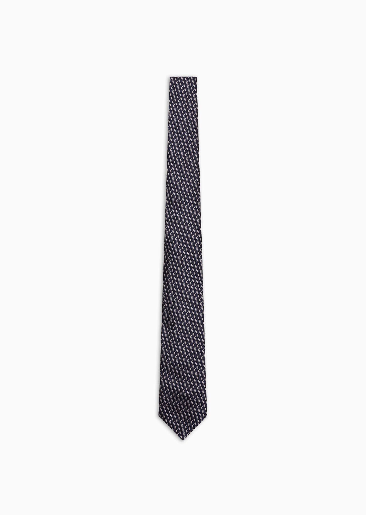 Jacquard silk tie - 1