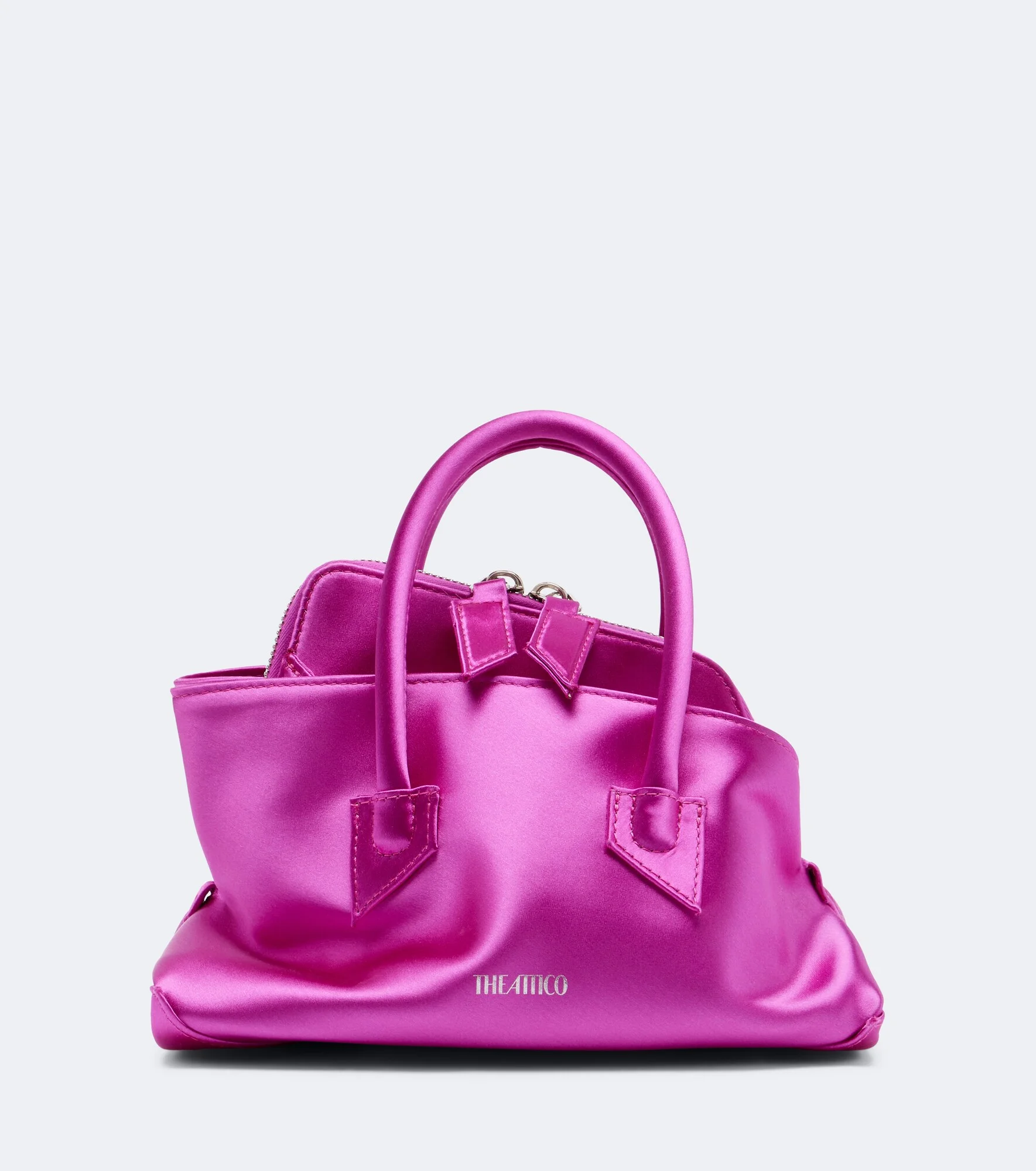 La Passeggiata Mini satin top-handle bag - 1