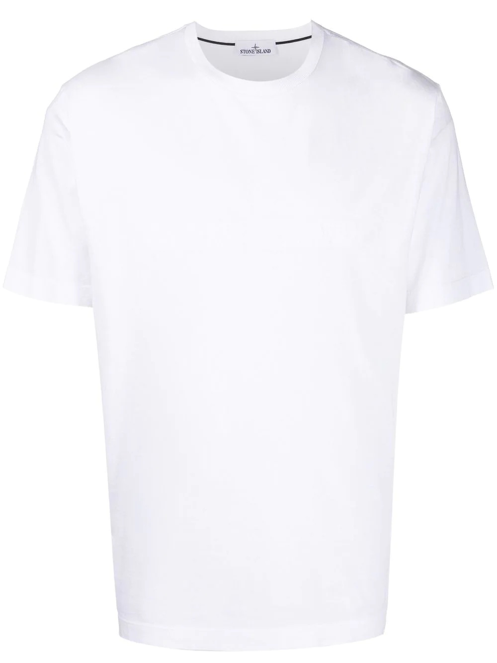 logo-embroidered cotton T-shirt - 1