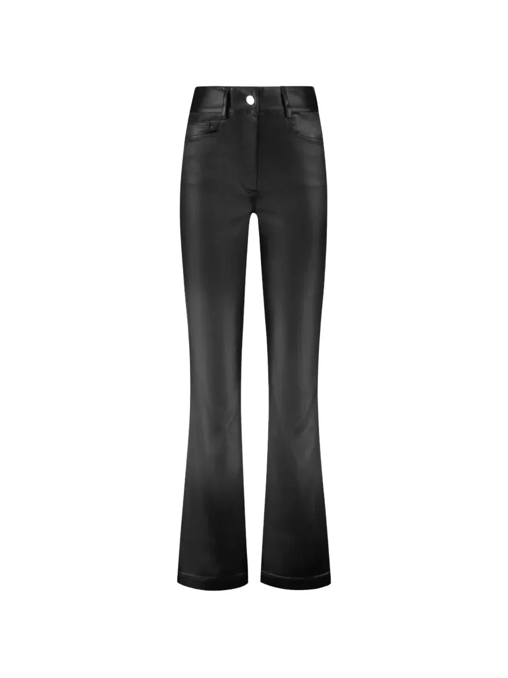 Athy coated flared trousers - 1