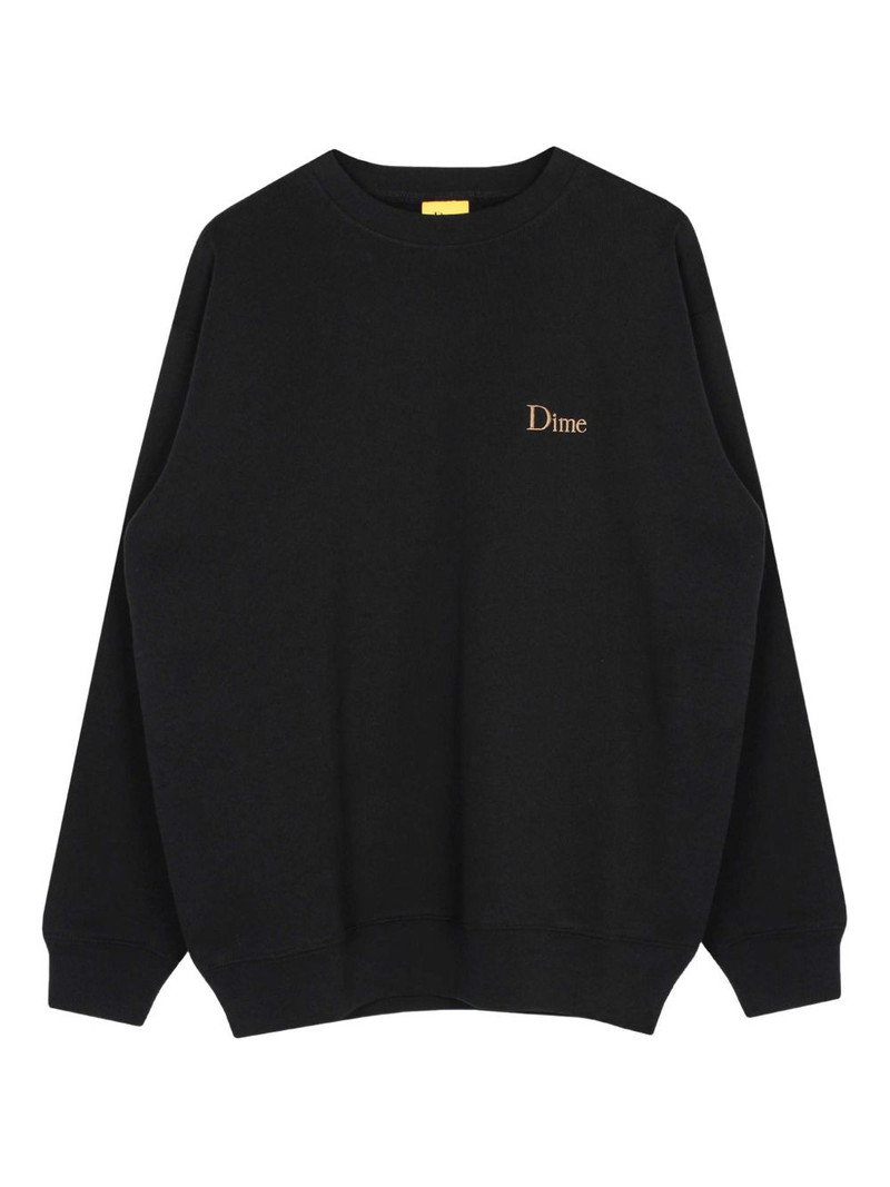 logo-embroidered sweatshirt 1