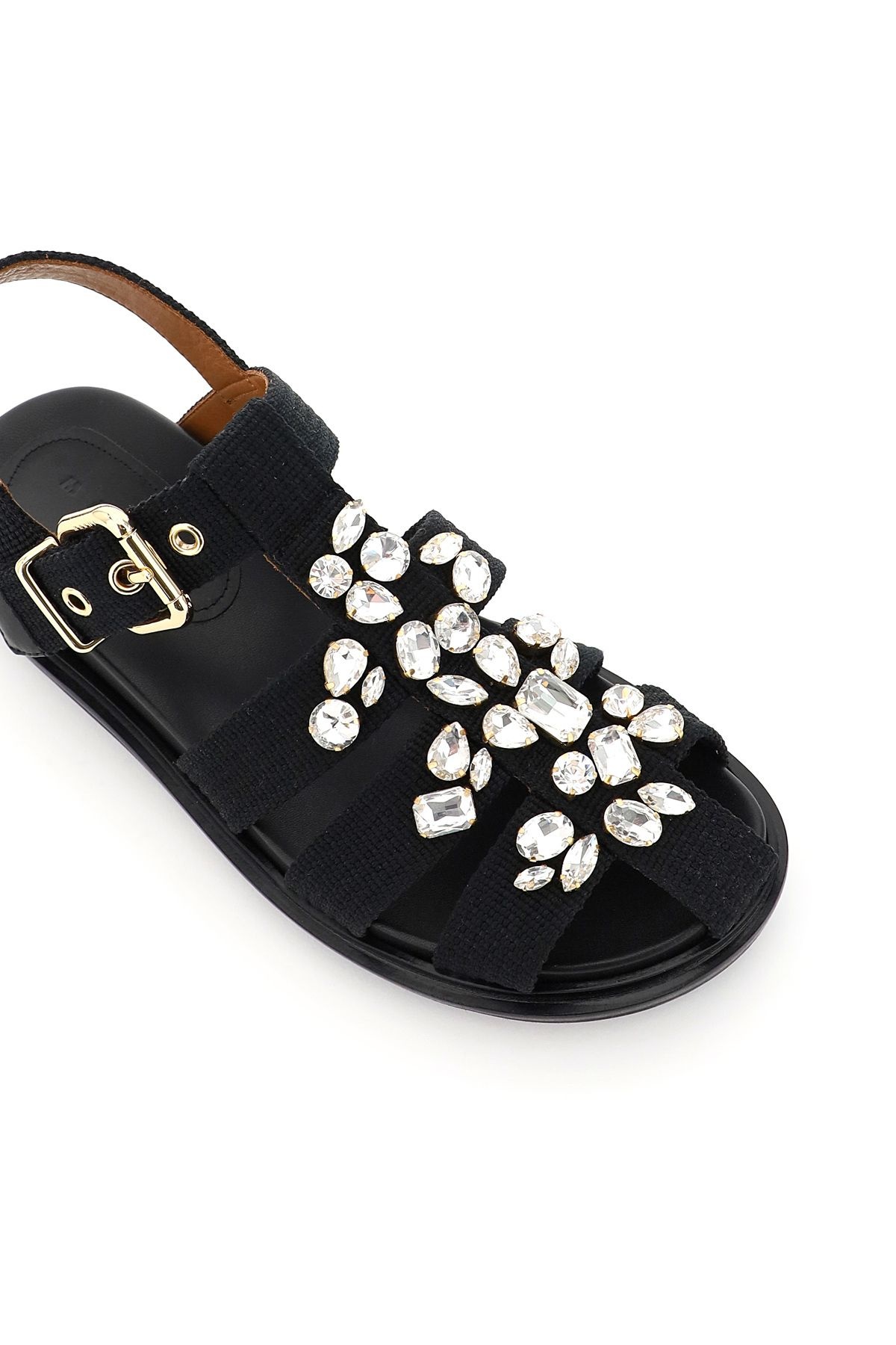 SANDALS WITH CRYSTALS - 4