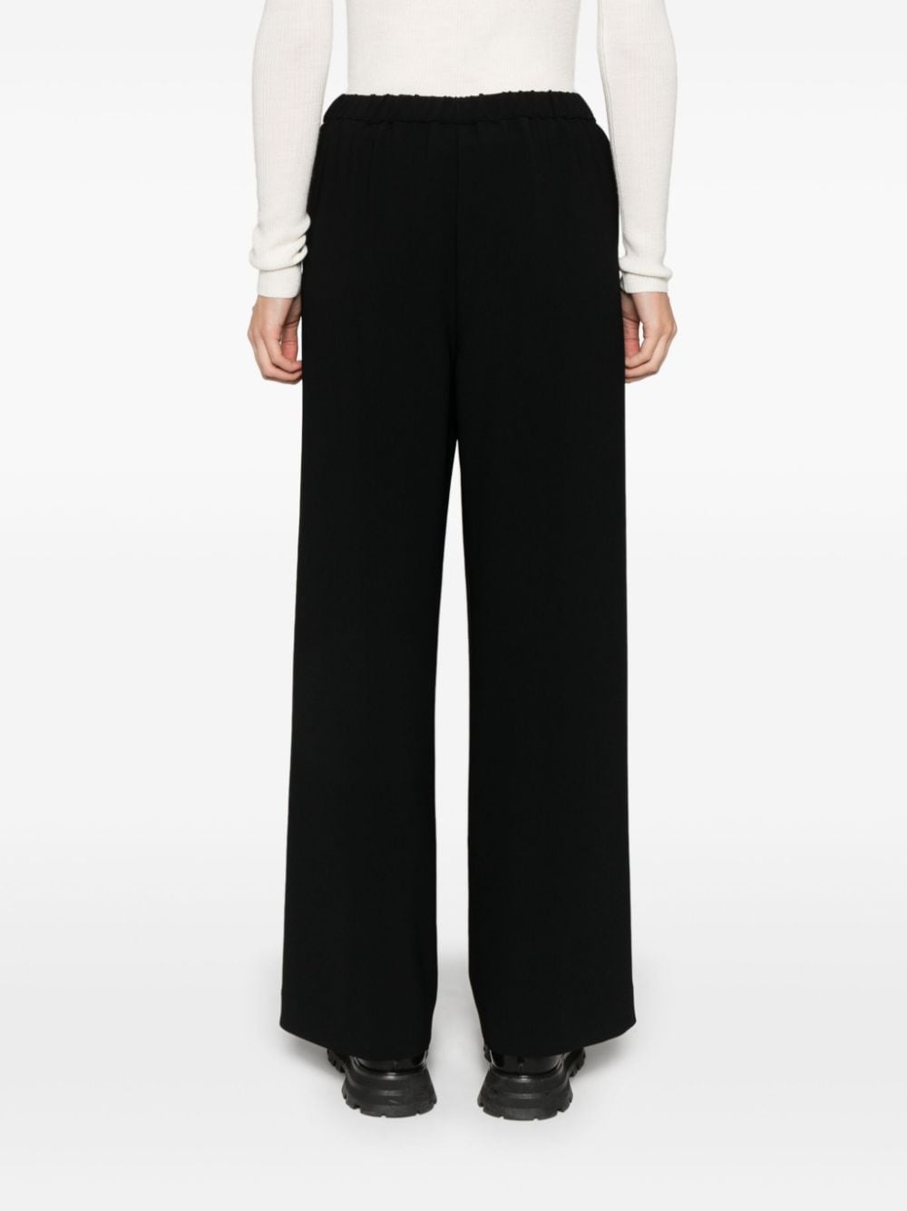 crepe elasticated trousers - 4