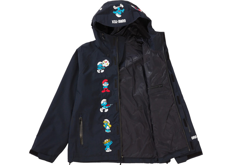 Supreme Supreme Smurfs GORE-TEX Shell Jacket Black outlook