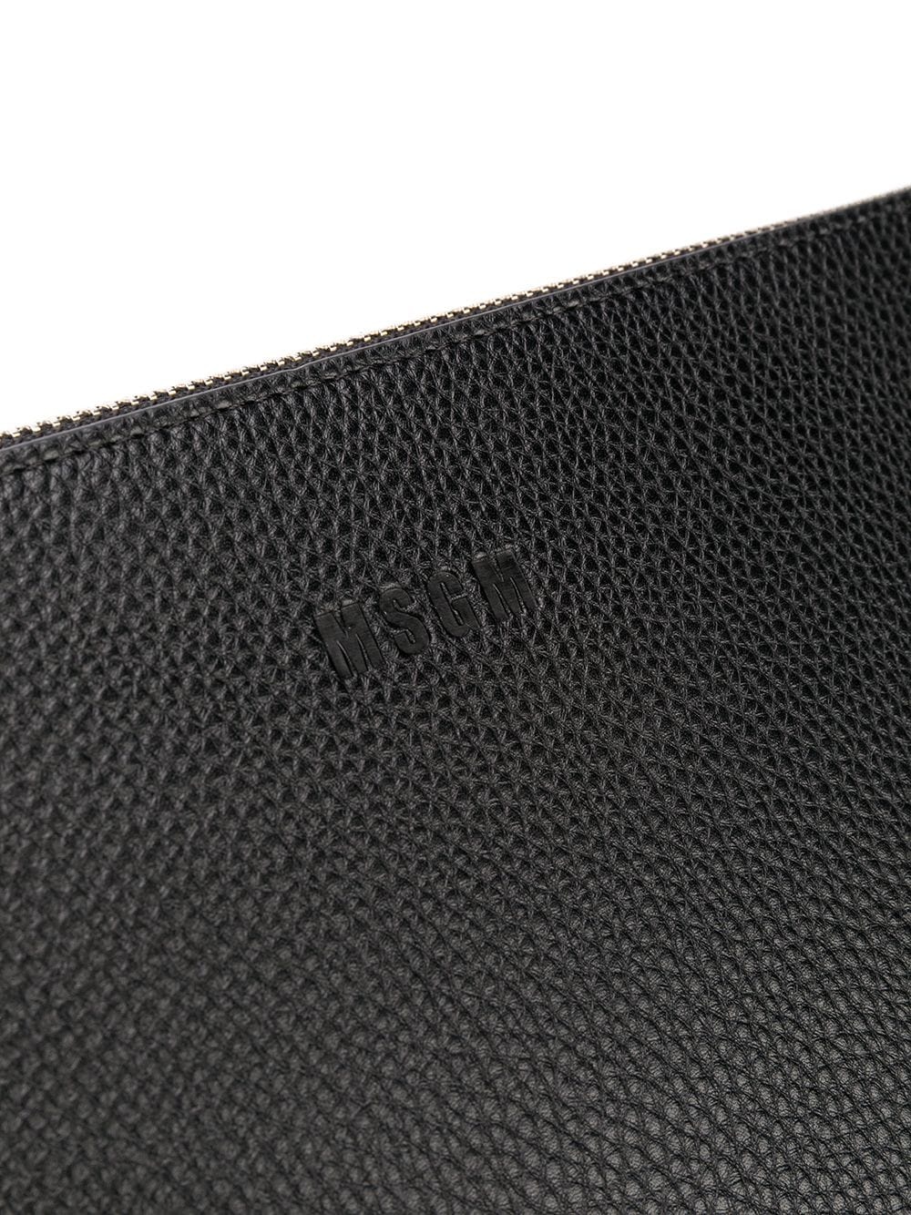 logo-embossed clutch bag - 4