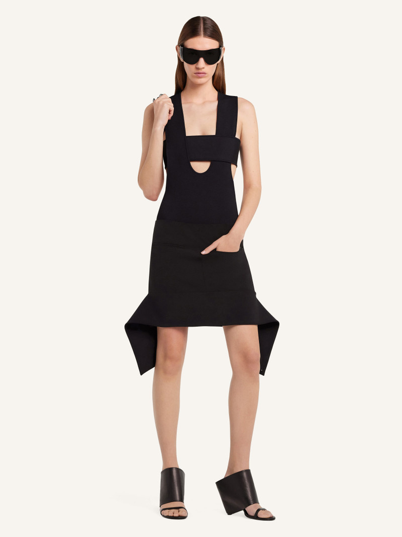 courrèges REVERSED BELT MINI SKIRT outlook