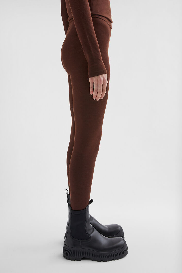 Lightweight Wool Blend Leggings - 4