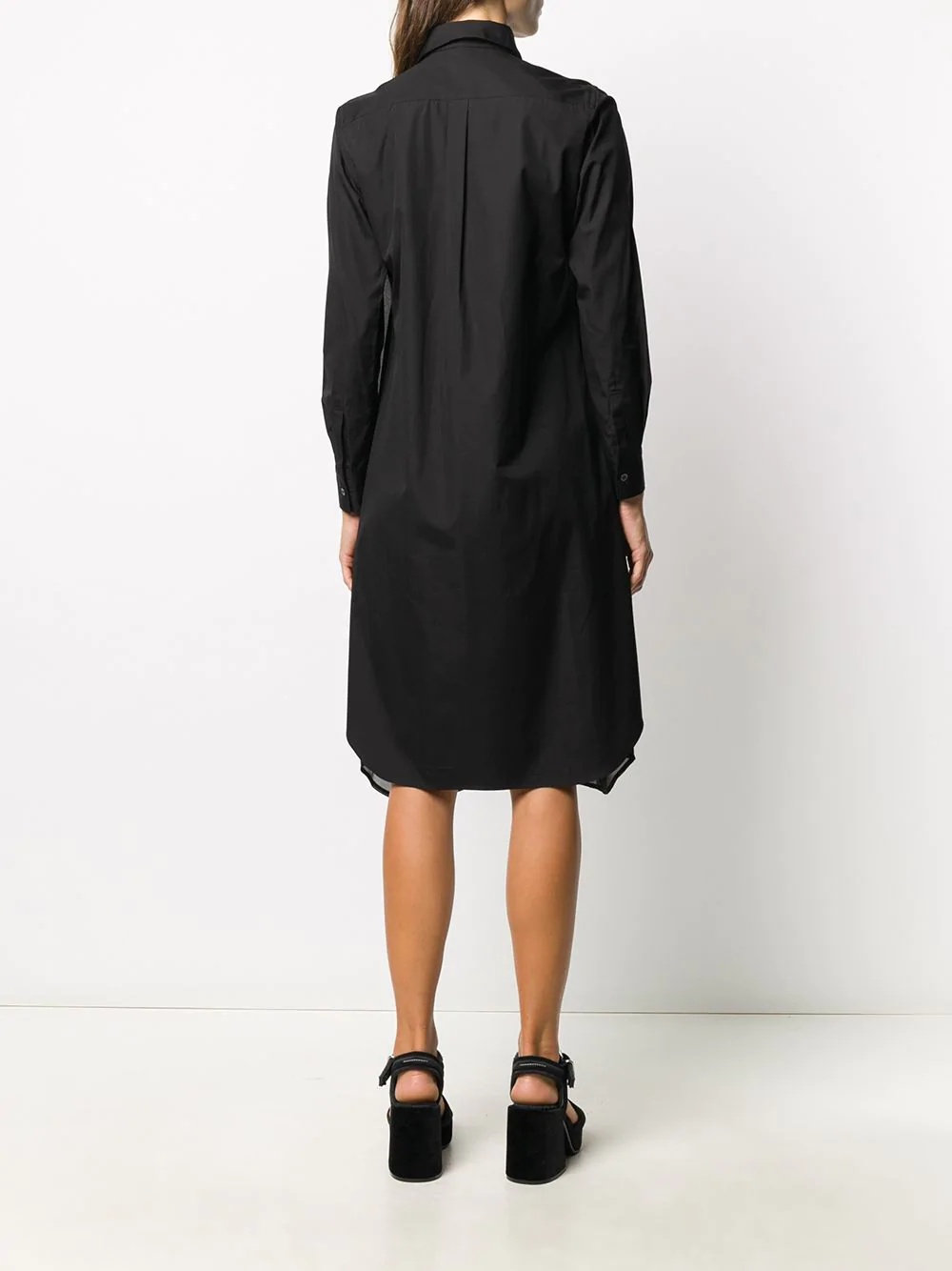 relaxed-fit shirt dress - 4