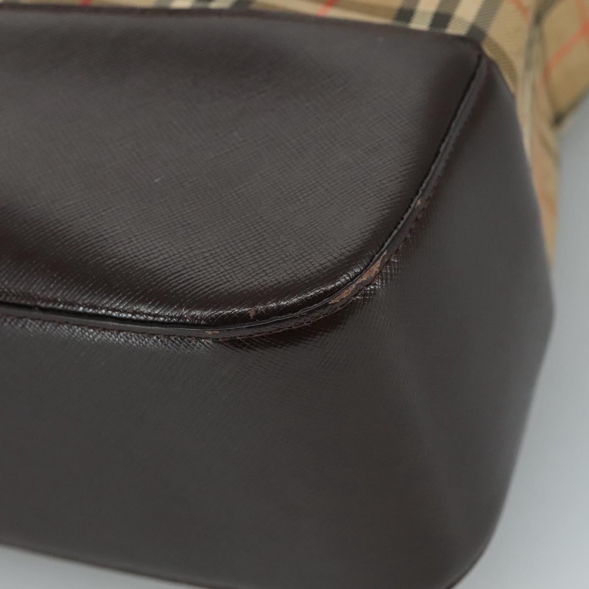 Burberry Nova Check Shoulder Bag Canvas Beige - 12
