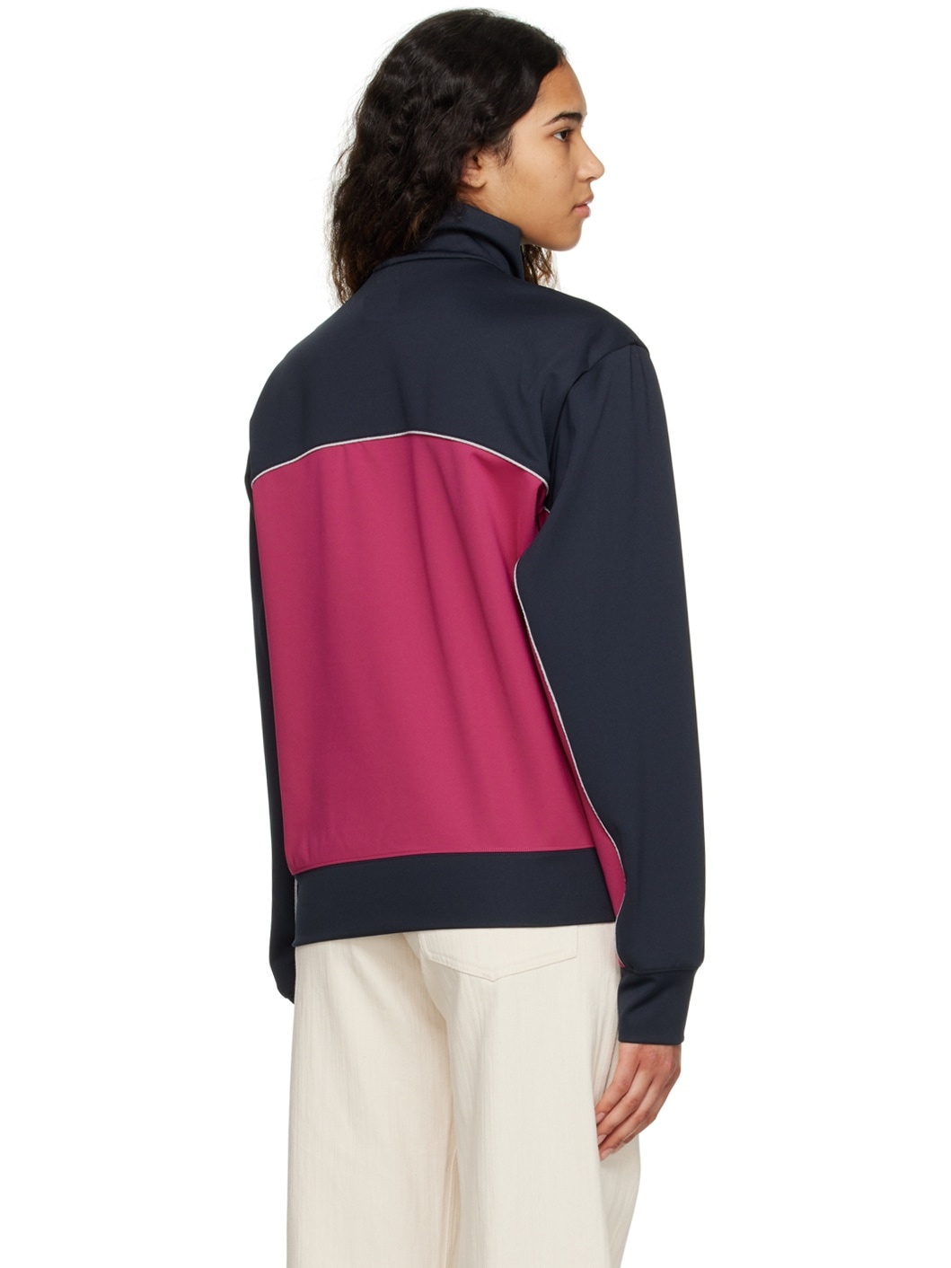 1 Moncler JW Anderson Navy Track Sweatshirt - 3