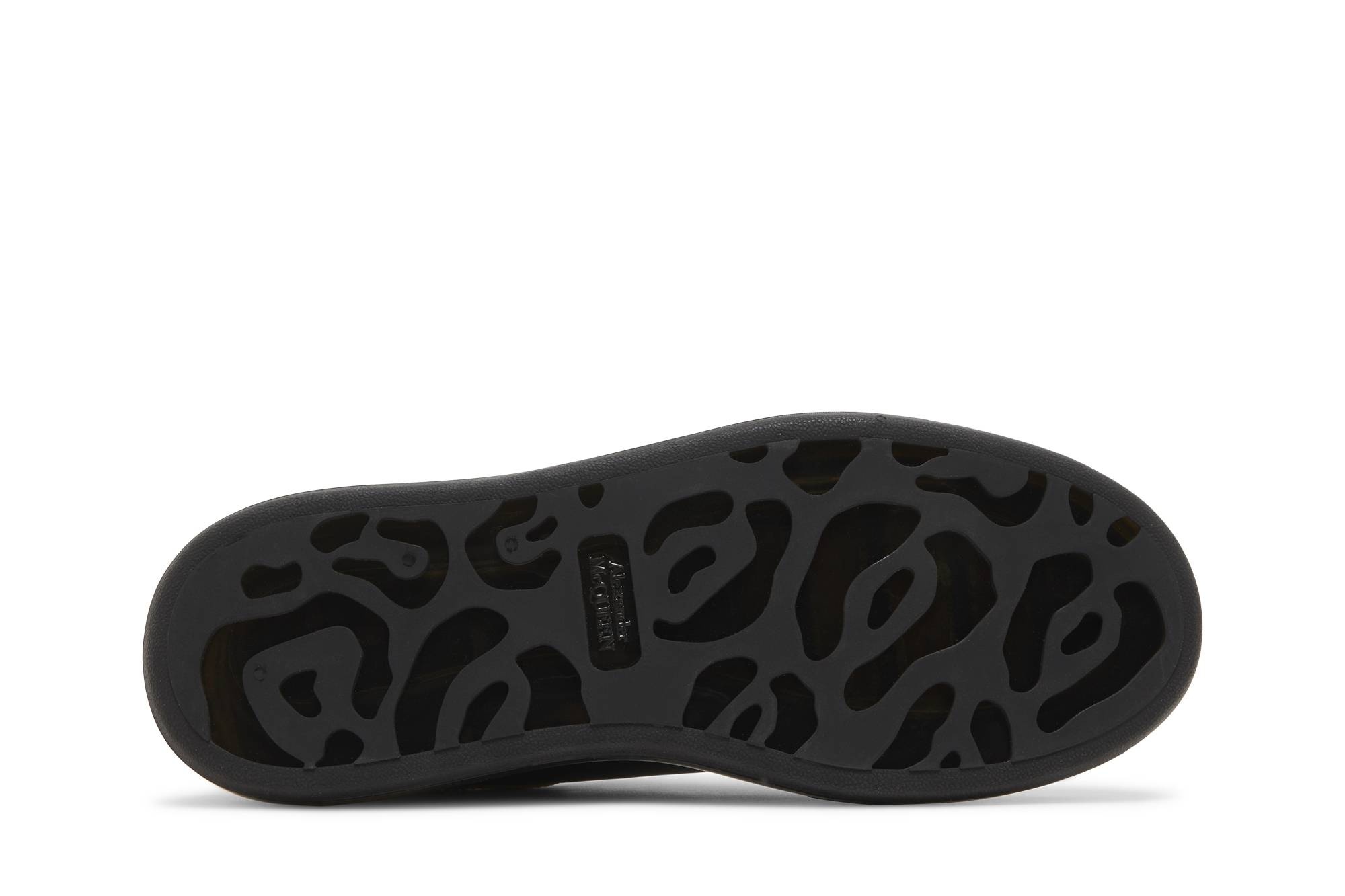 Alexander McQueen Oversized Sneaker 'Clear Sole - Black Pop Yellow' - 4