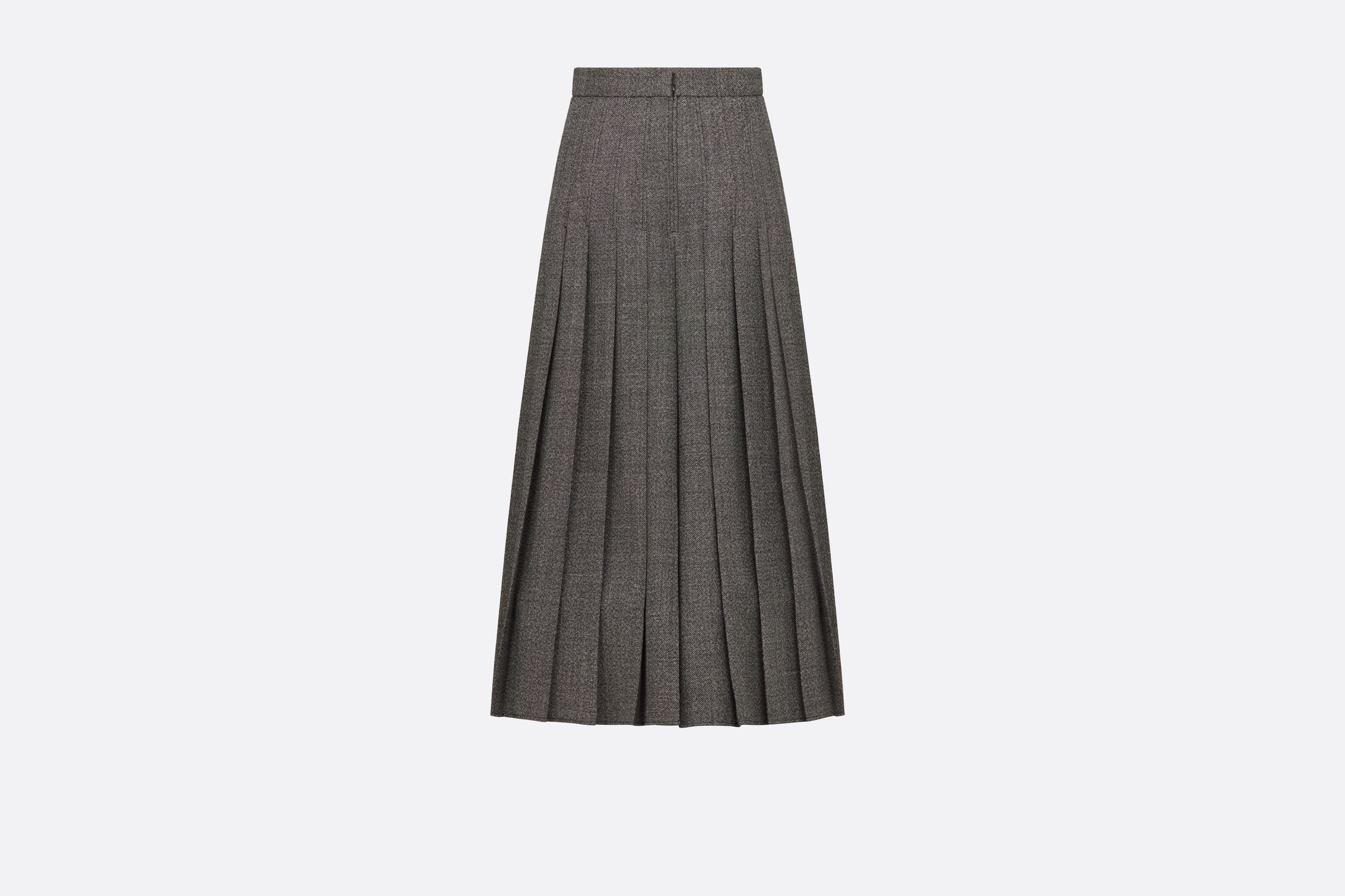 Pleated Mid-Length Skirt - 2