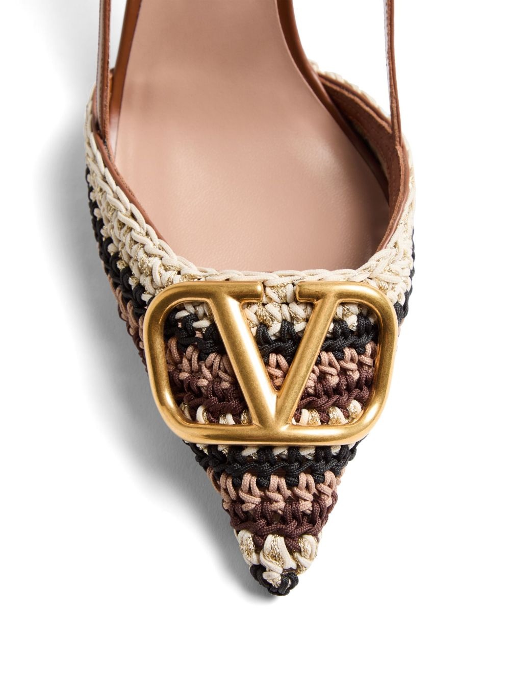 VLogo slingback pumps - 4