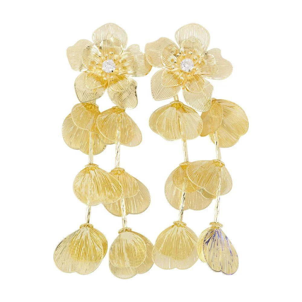 Self-Portrait Flower Earrings - 1