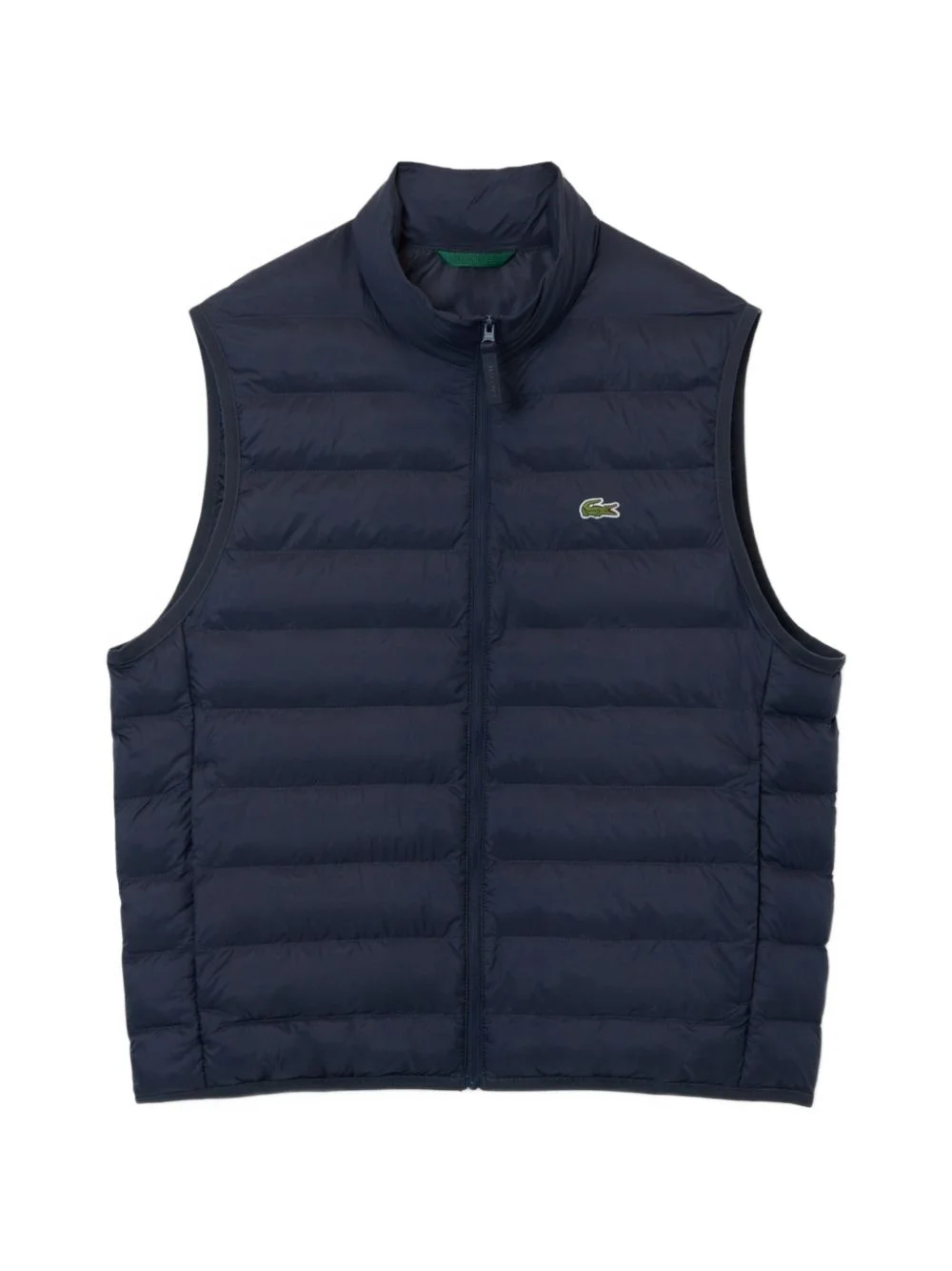 water-repellent puffed windbreaker vest - 1