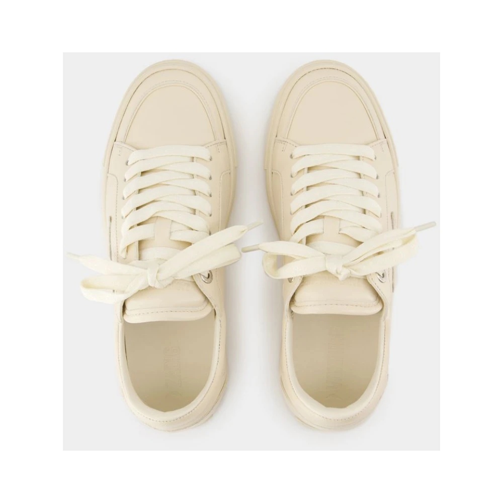 スニーカー Mid Fly On Sneakers - Zadig & Voltaire - Leather - White Low-Top Fly On White Leather Sneakers | Zadig&Voltaire