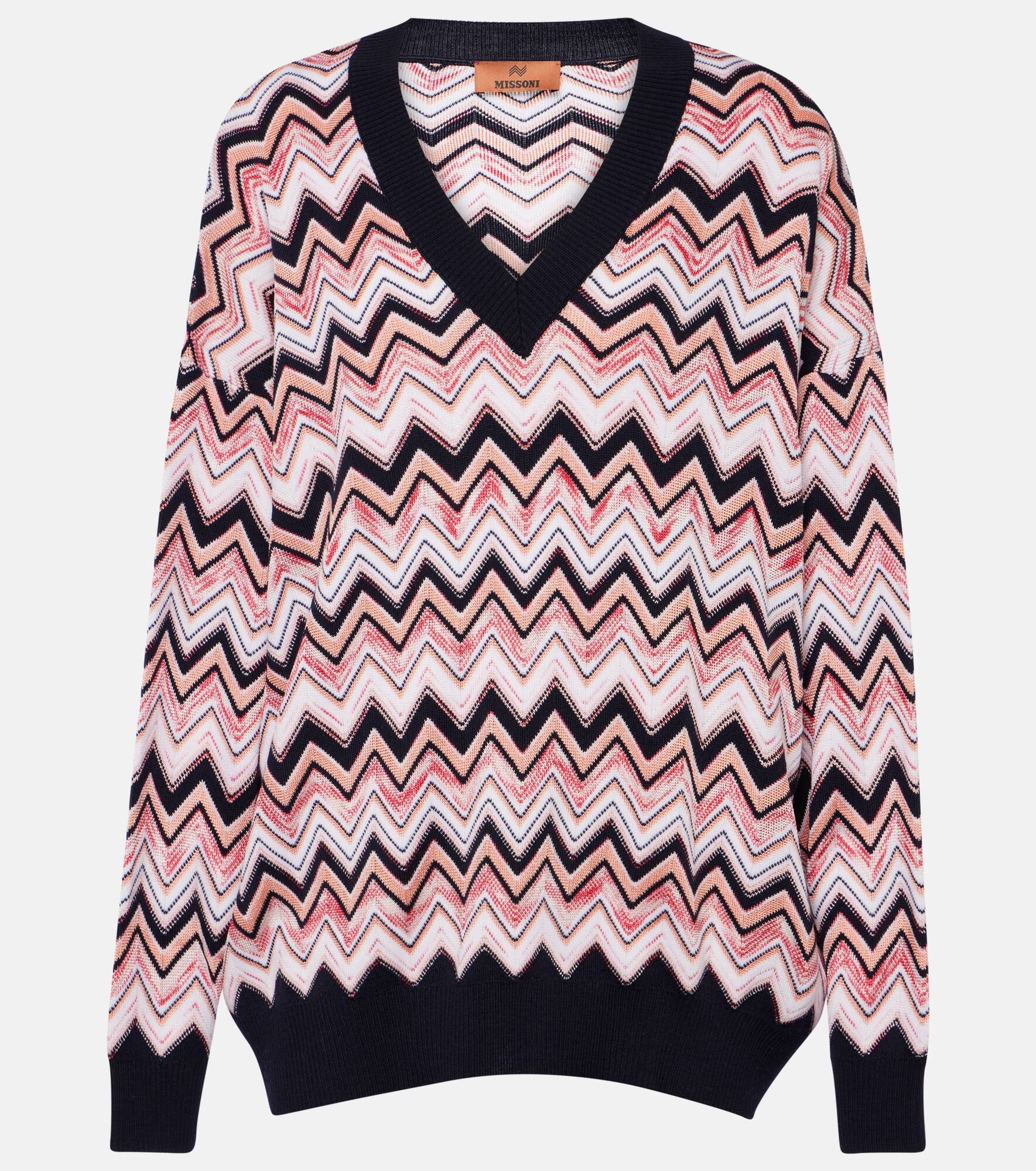 Zig Zag oversized sweater - 1