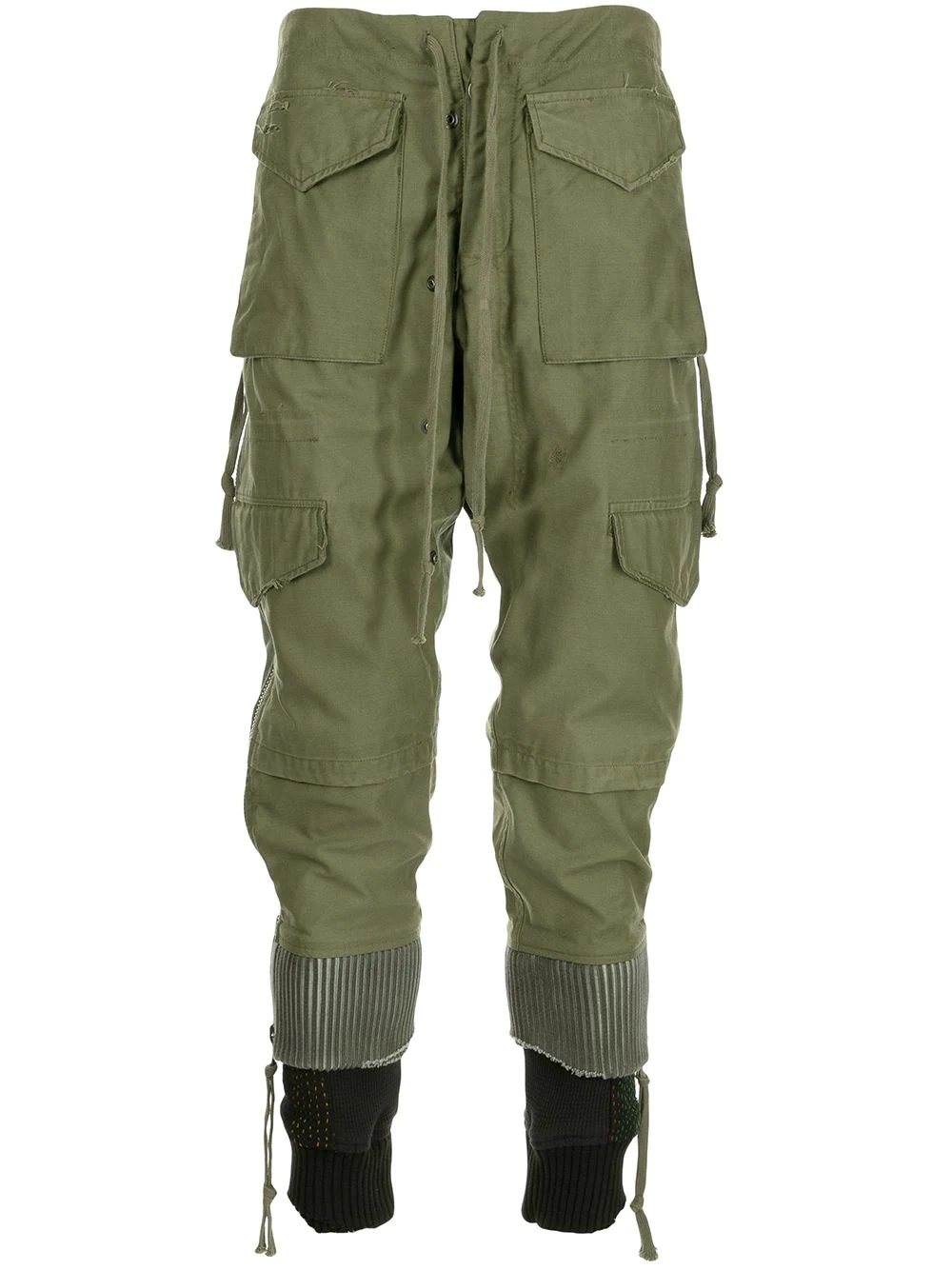 military jacket panelled trousers - 1