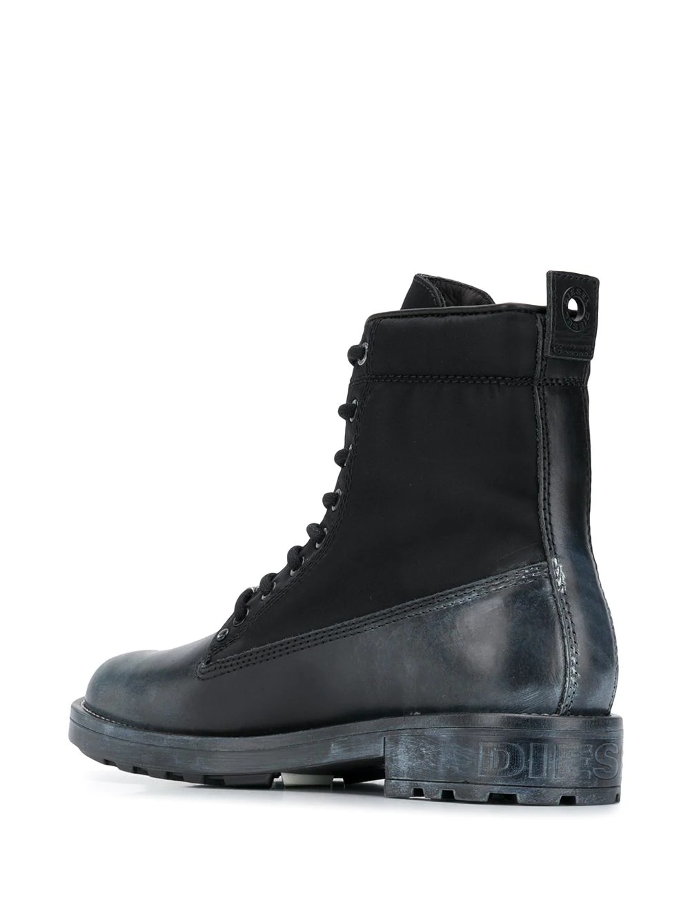 two-tone cargo boots - 3