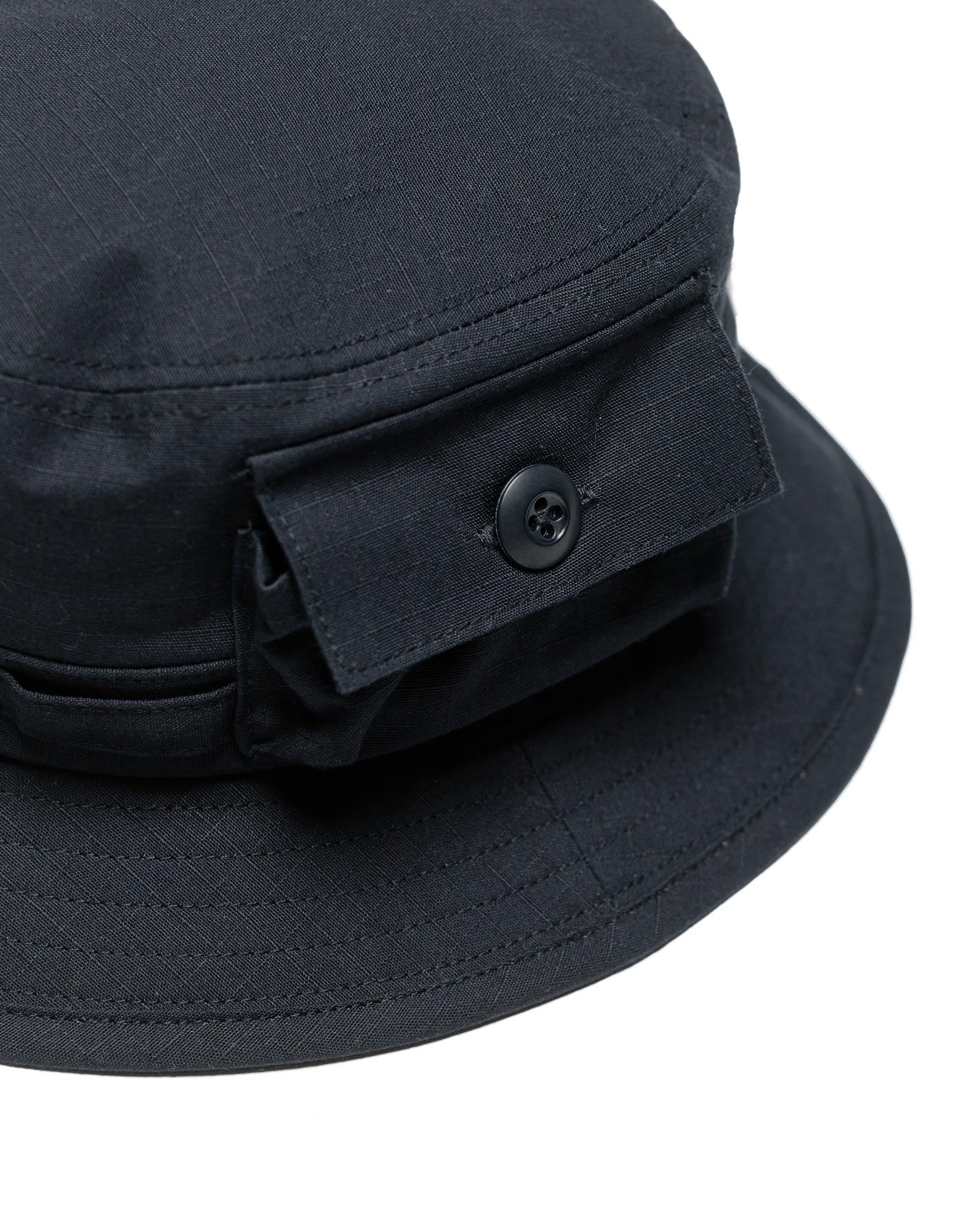 Lost & Found MIL Jungle Hat Cotton Ripstop Black - 2
