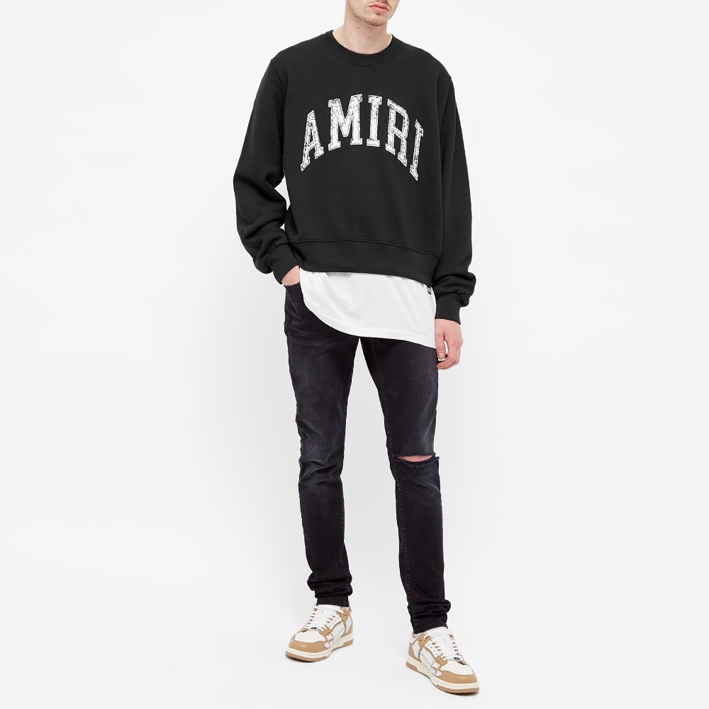 Amiri Varsity Crew Sweat - 6