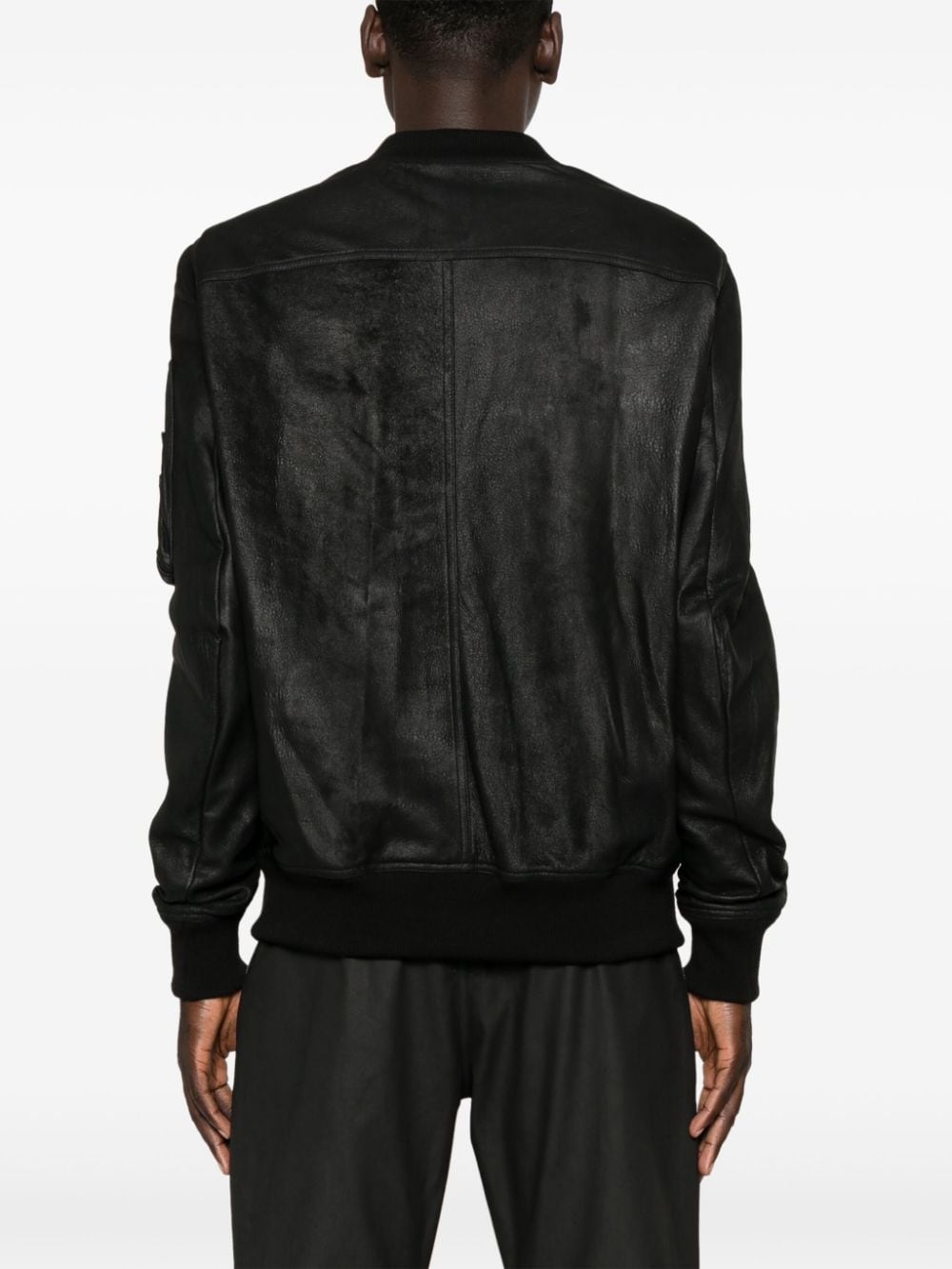 leather bomber jacket - 4