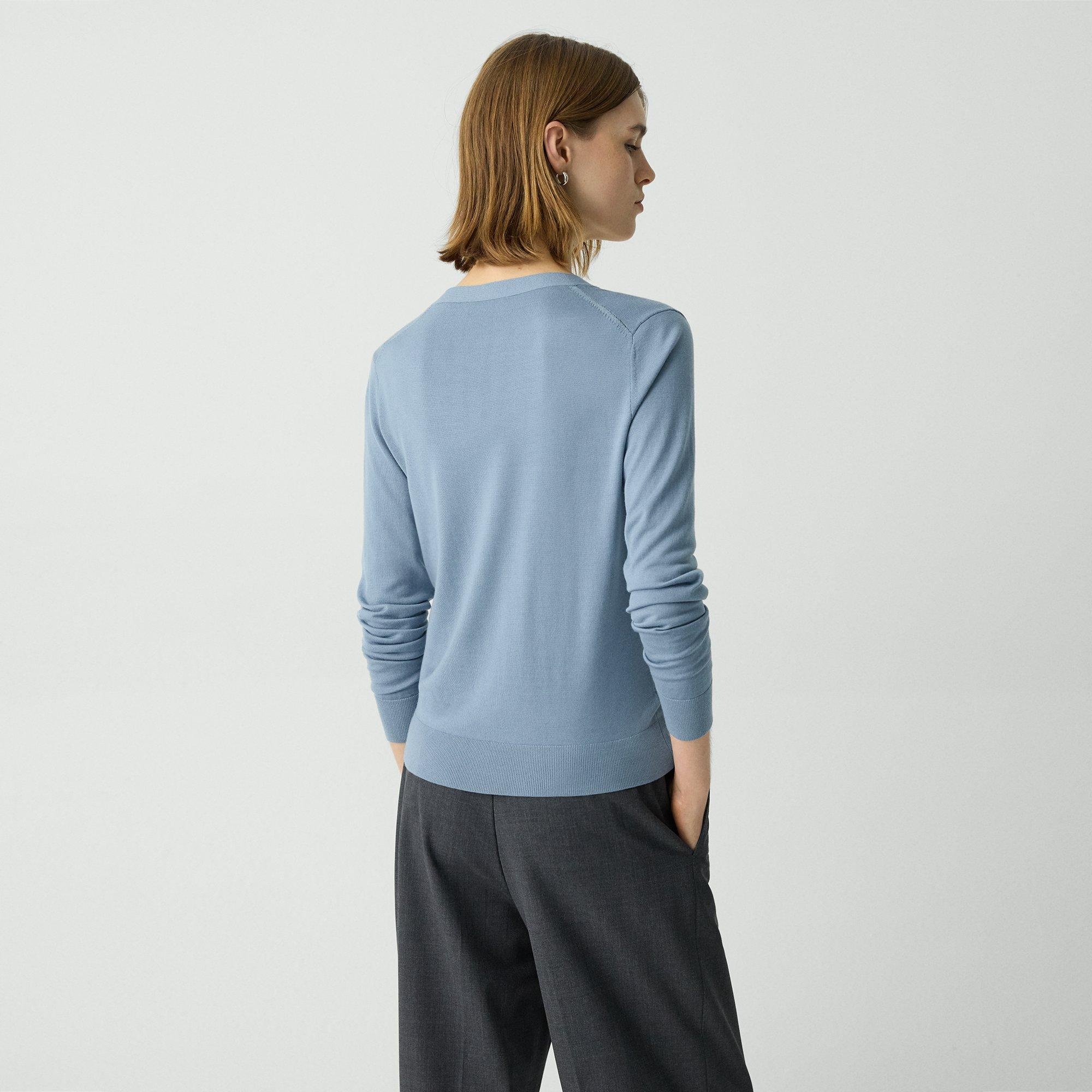 V-Neck Cardigan in Regal Wool - 4
