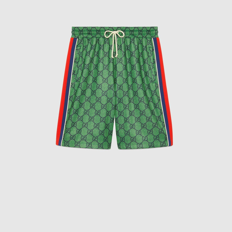 GUCCI GG technical jersey shorts outlook