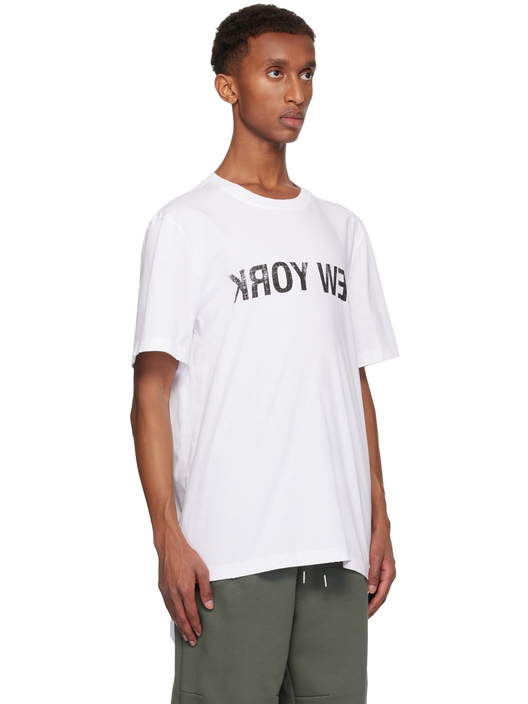 White 'New York' Seatbelt T-shirt - 2
