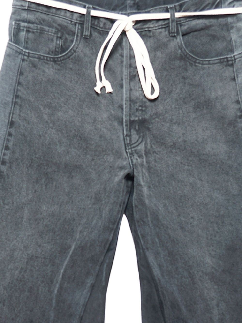 cotton wide-leg jeans - 2