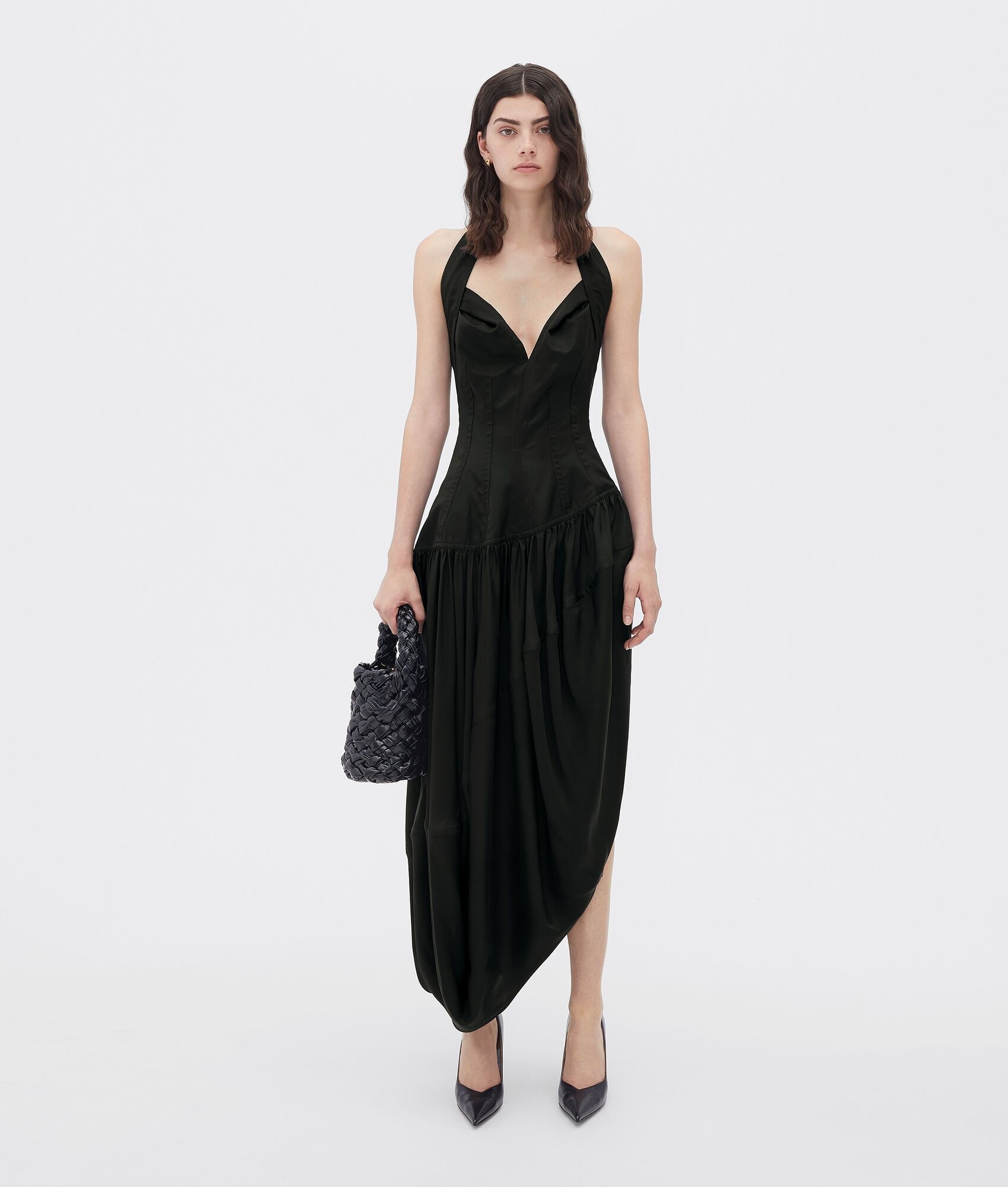 washed viscose dress - 4