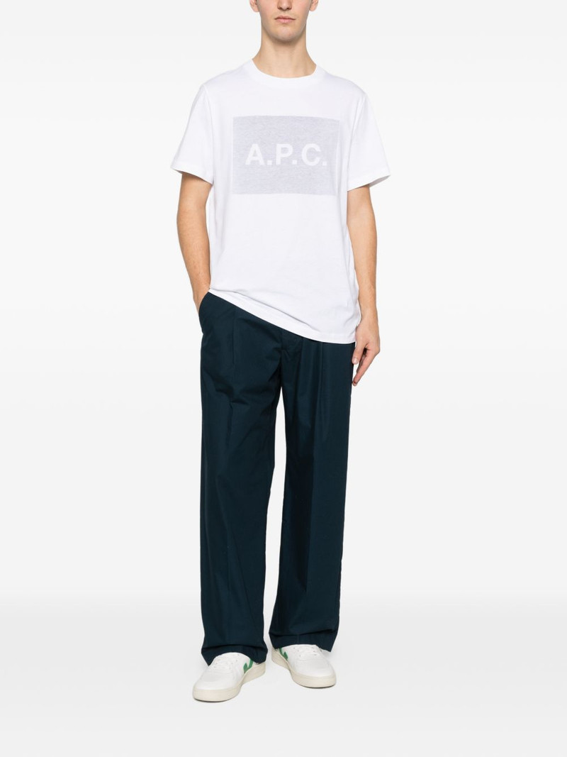 A.P.C. rectangular-shape-logo T-shirt outlook