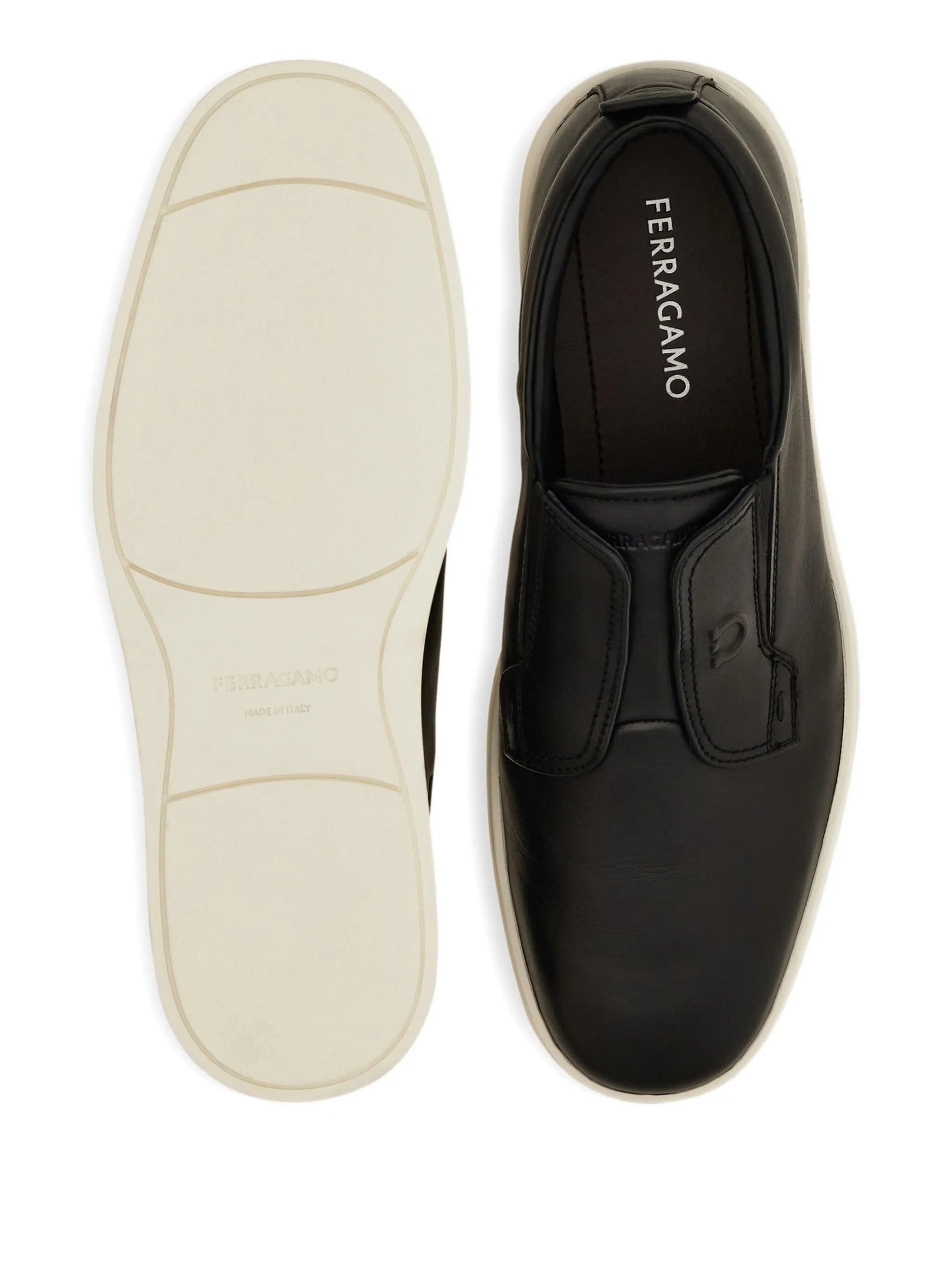 Ferragamo Slip-on Leather Sneakers - 3
