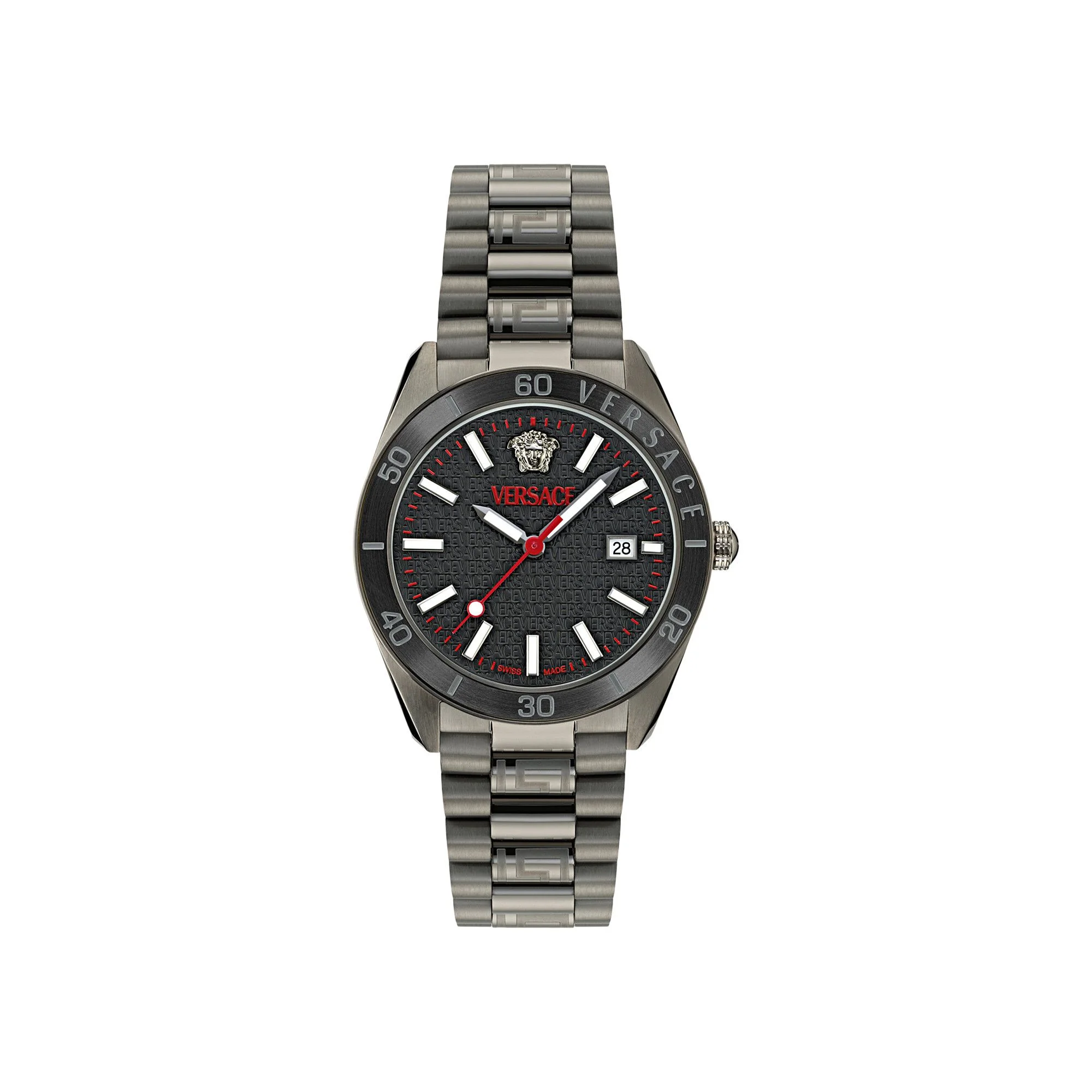 Versace V Dome Bracelet Watch 'Black' - 1